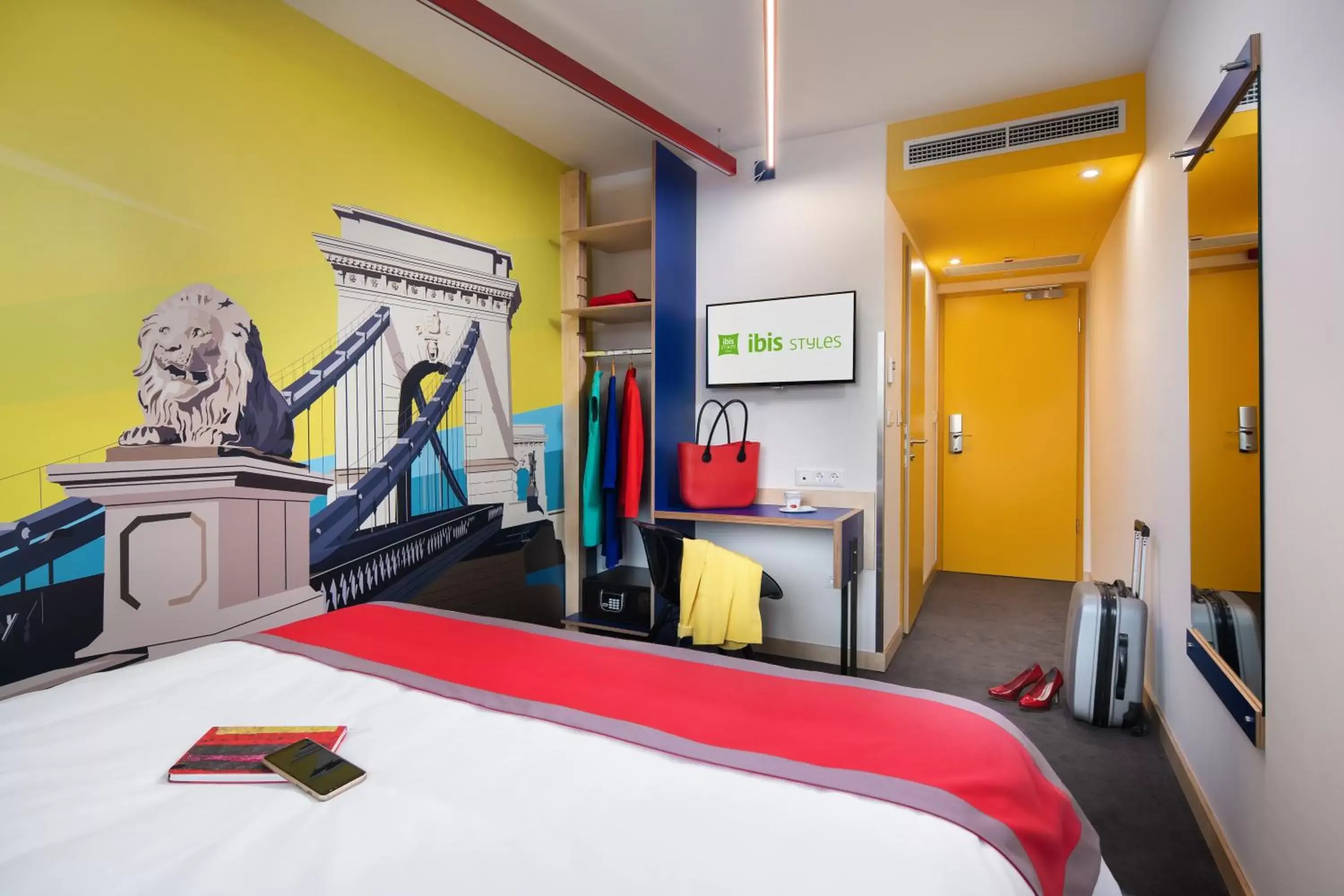 TV and multimedia in ibis Styles Budapest Citywest