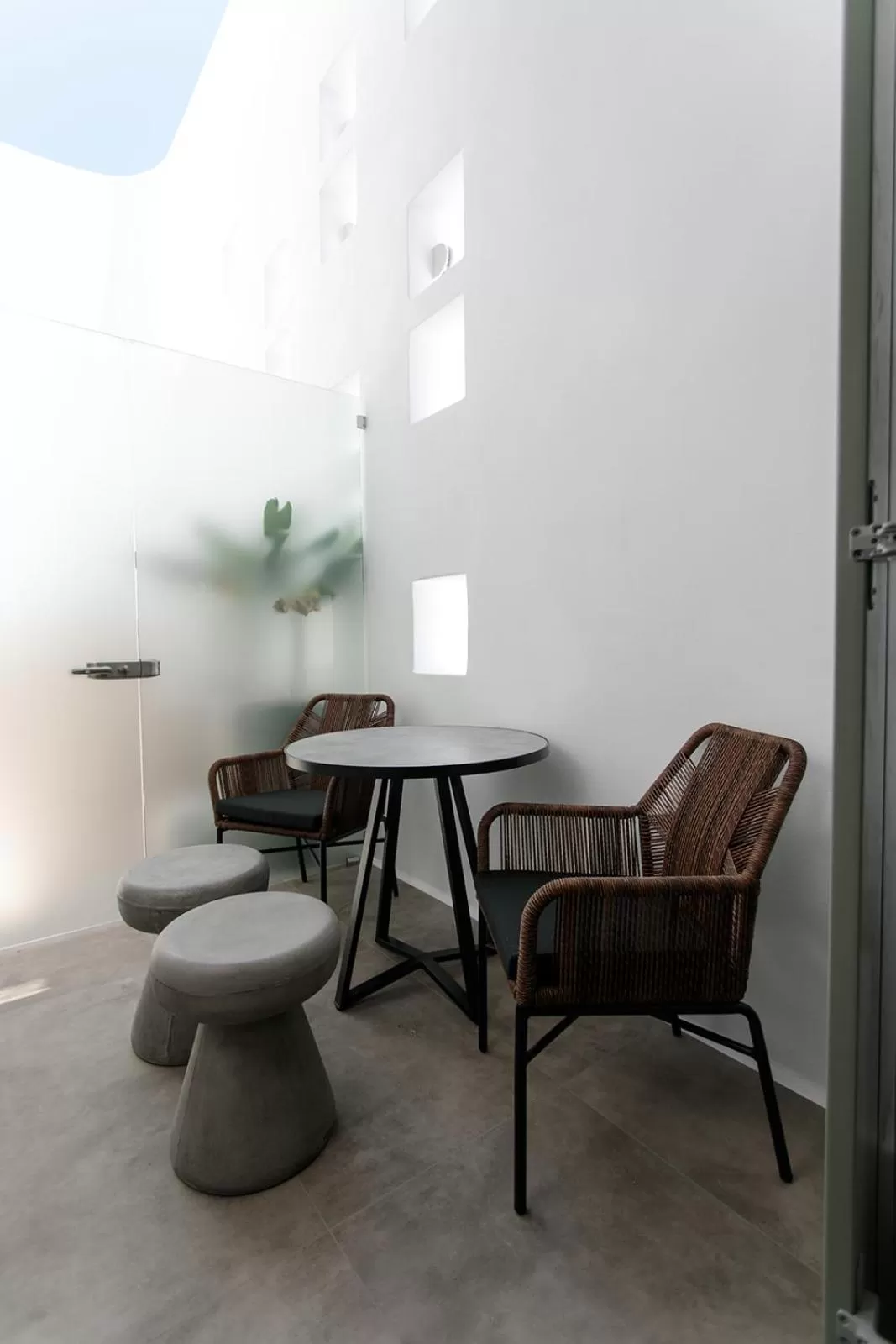Seating Area in Makava Suites Naxos