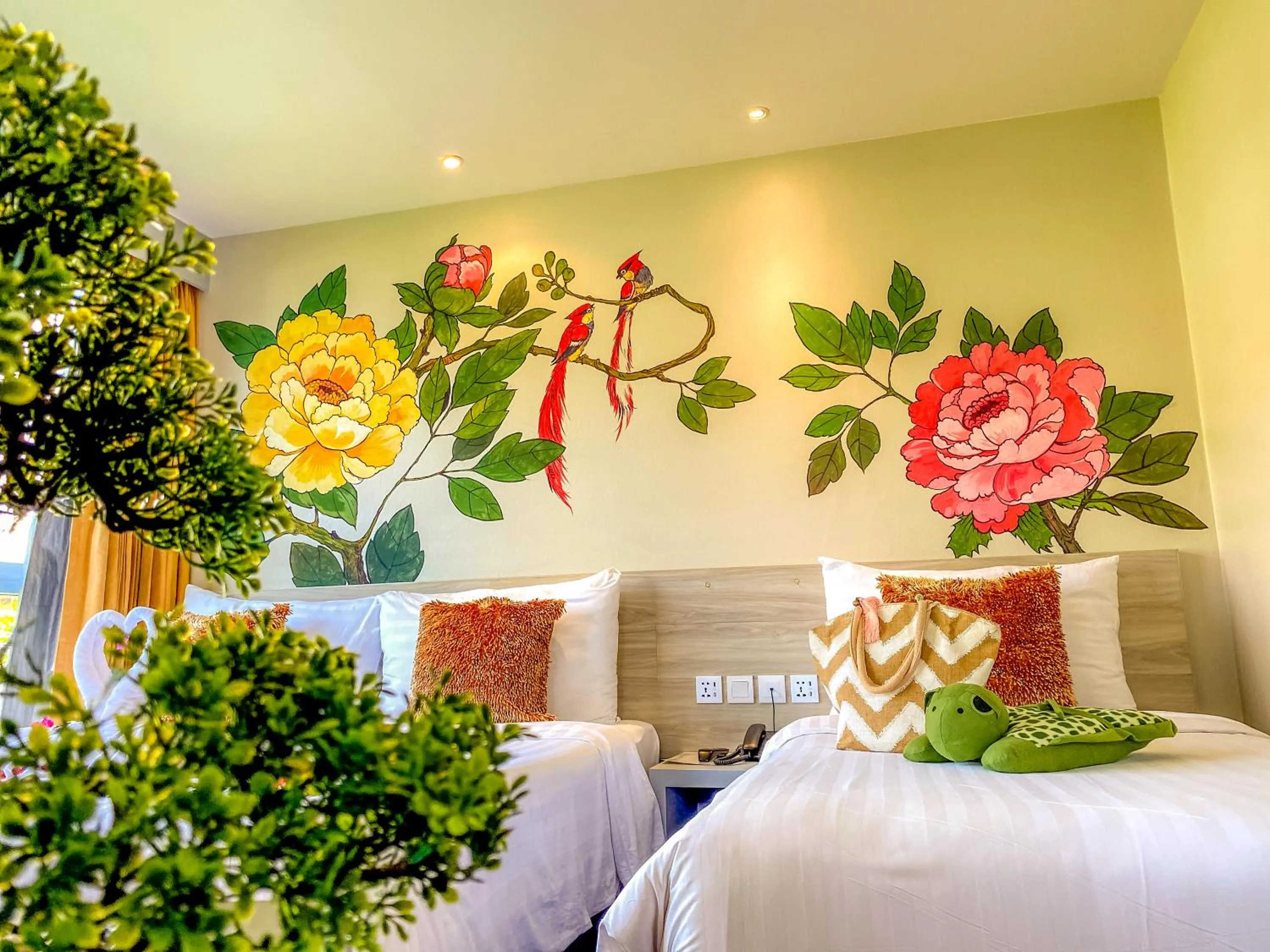 Living room, Bed in Sino House Phuket Hotel - SHA Plus