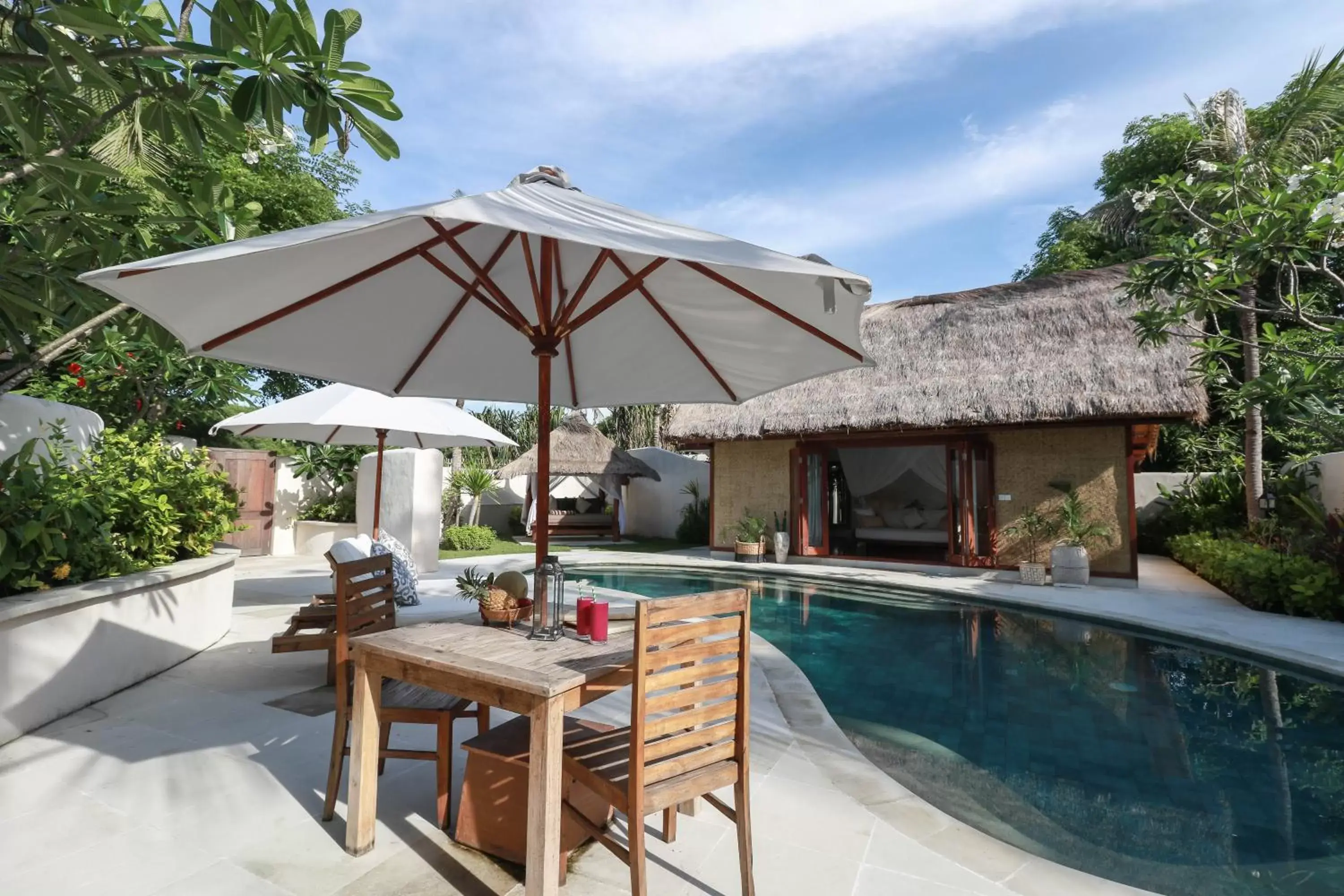 Dining area, Swimming Pool in Pondok Santi Estate