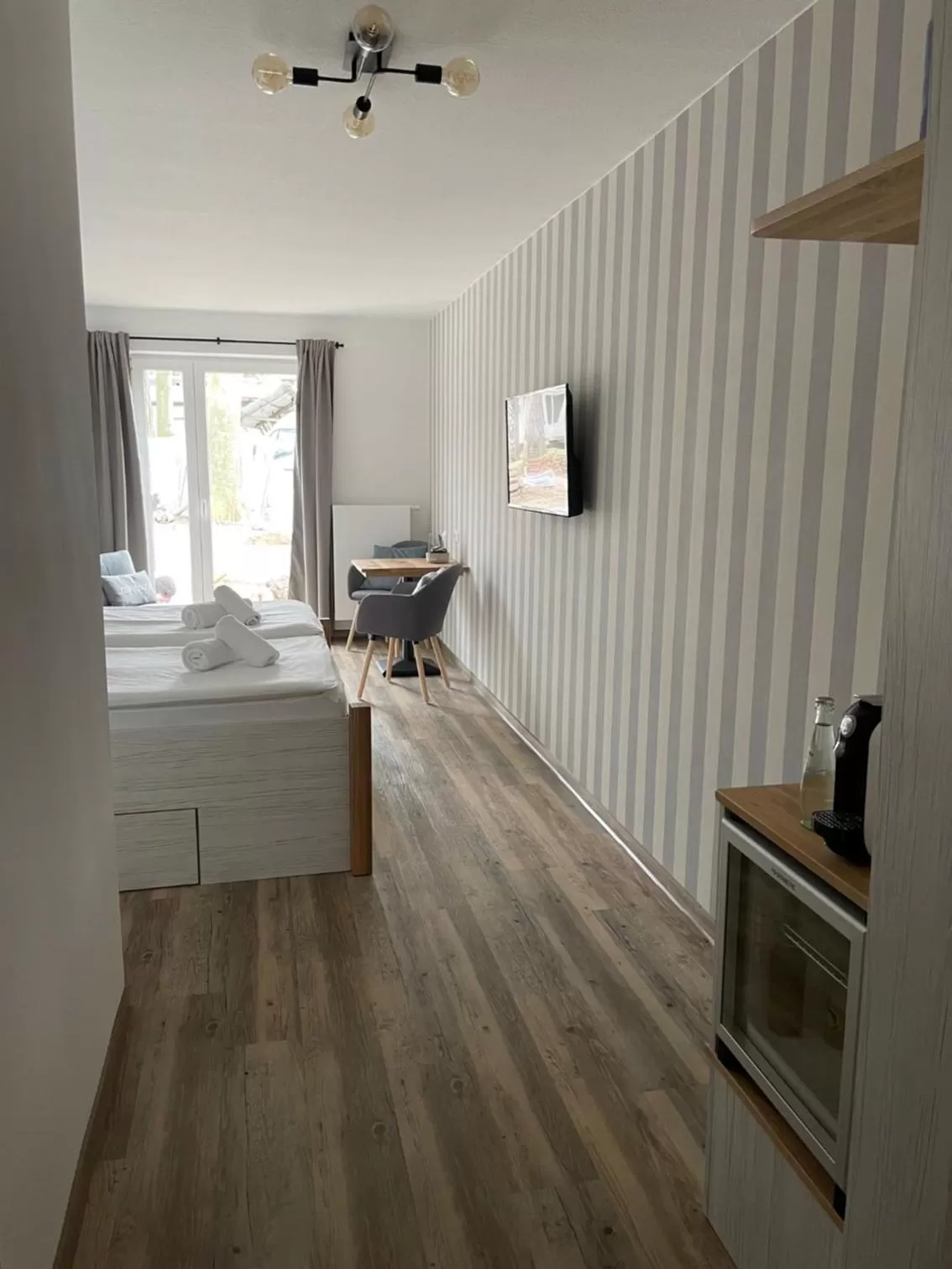 Photo of the whole room, TV/Entertainment Center in Hotel meerblau