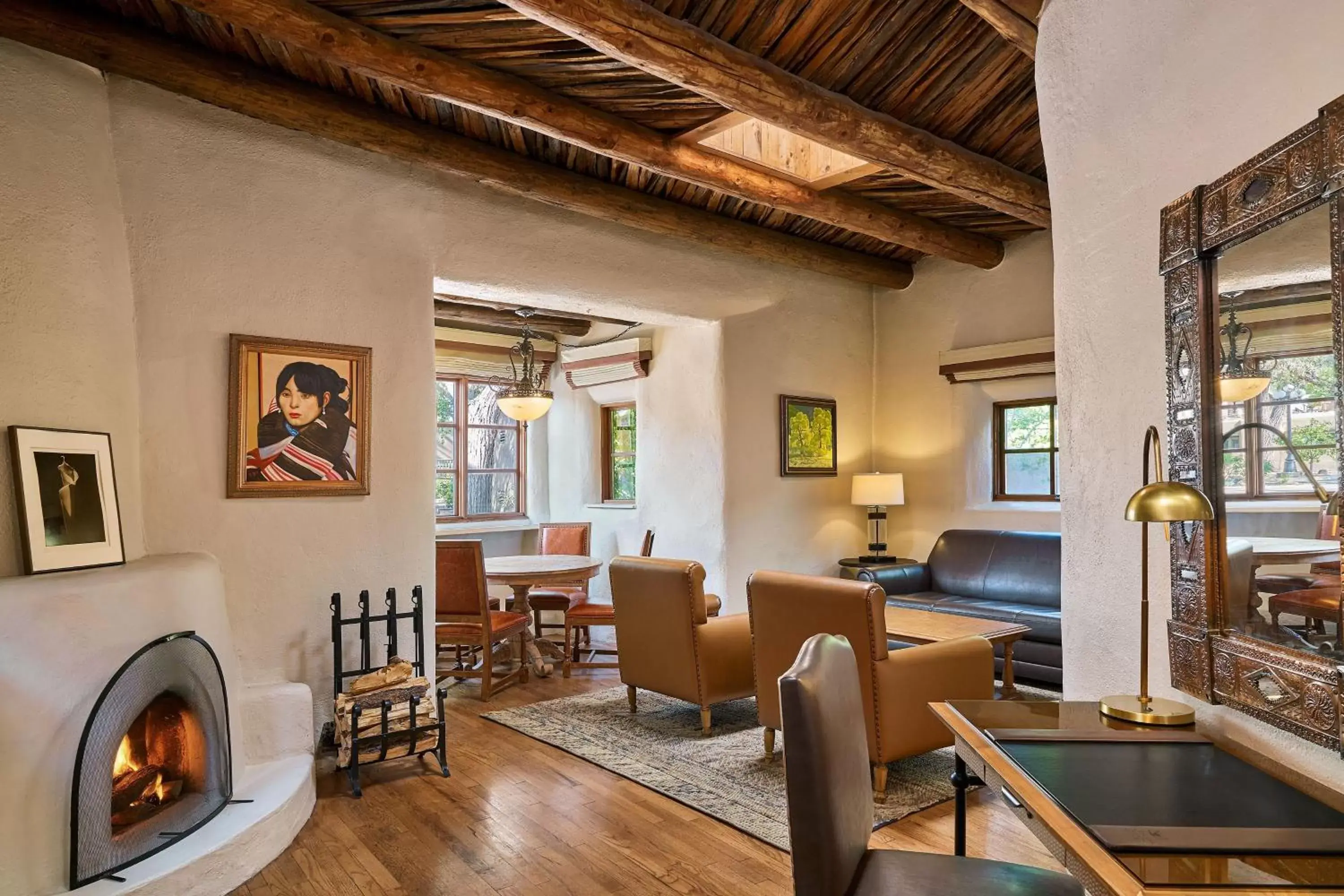 Living room in La Posada De Santa Fe, a Tribute Portfolio Resort & Spa Living room in La Posada De Santa Fe, a Tribute Portfolio Resort & Spa