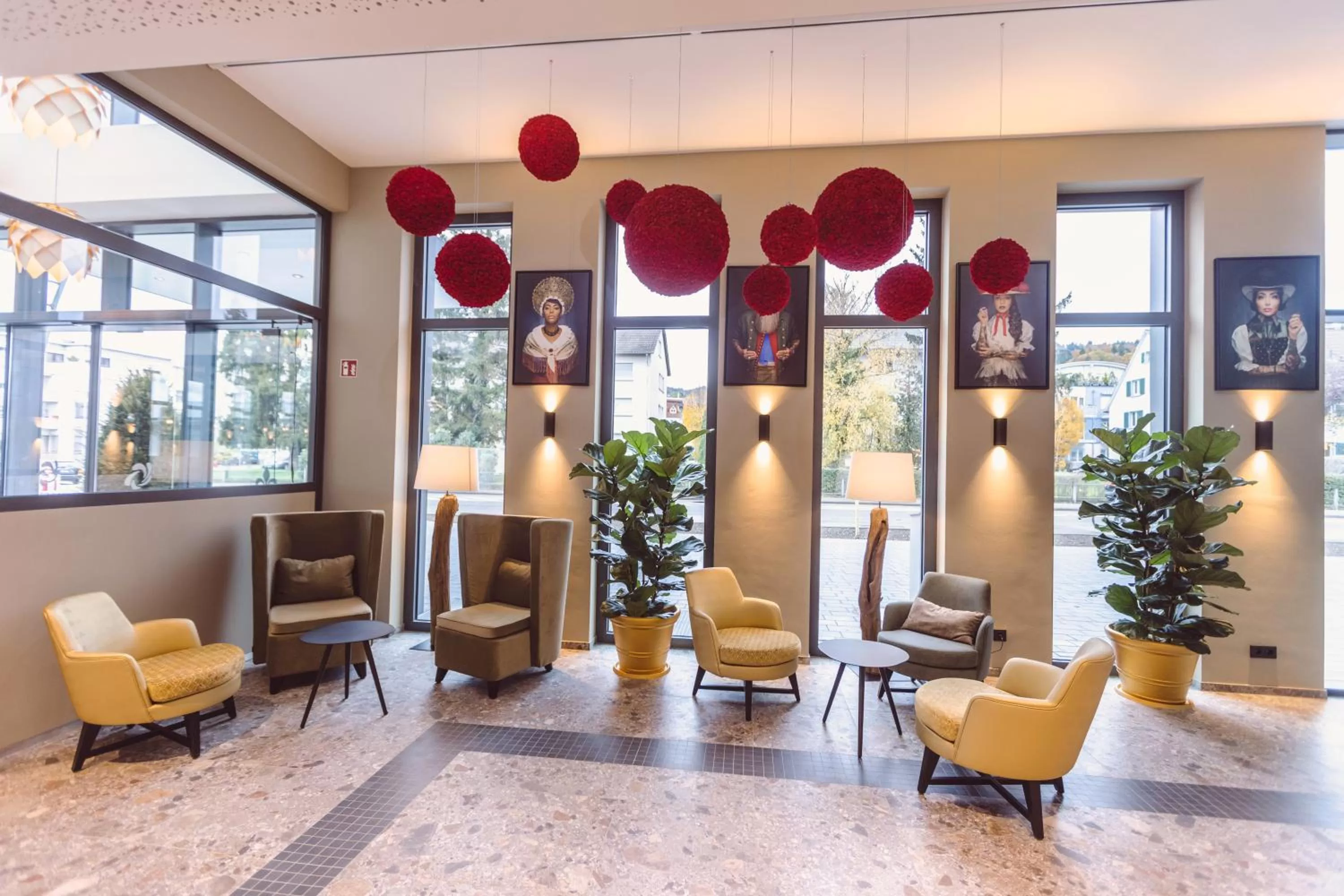 Lobby or reception in Hotel Libertas elements pure