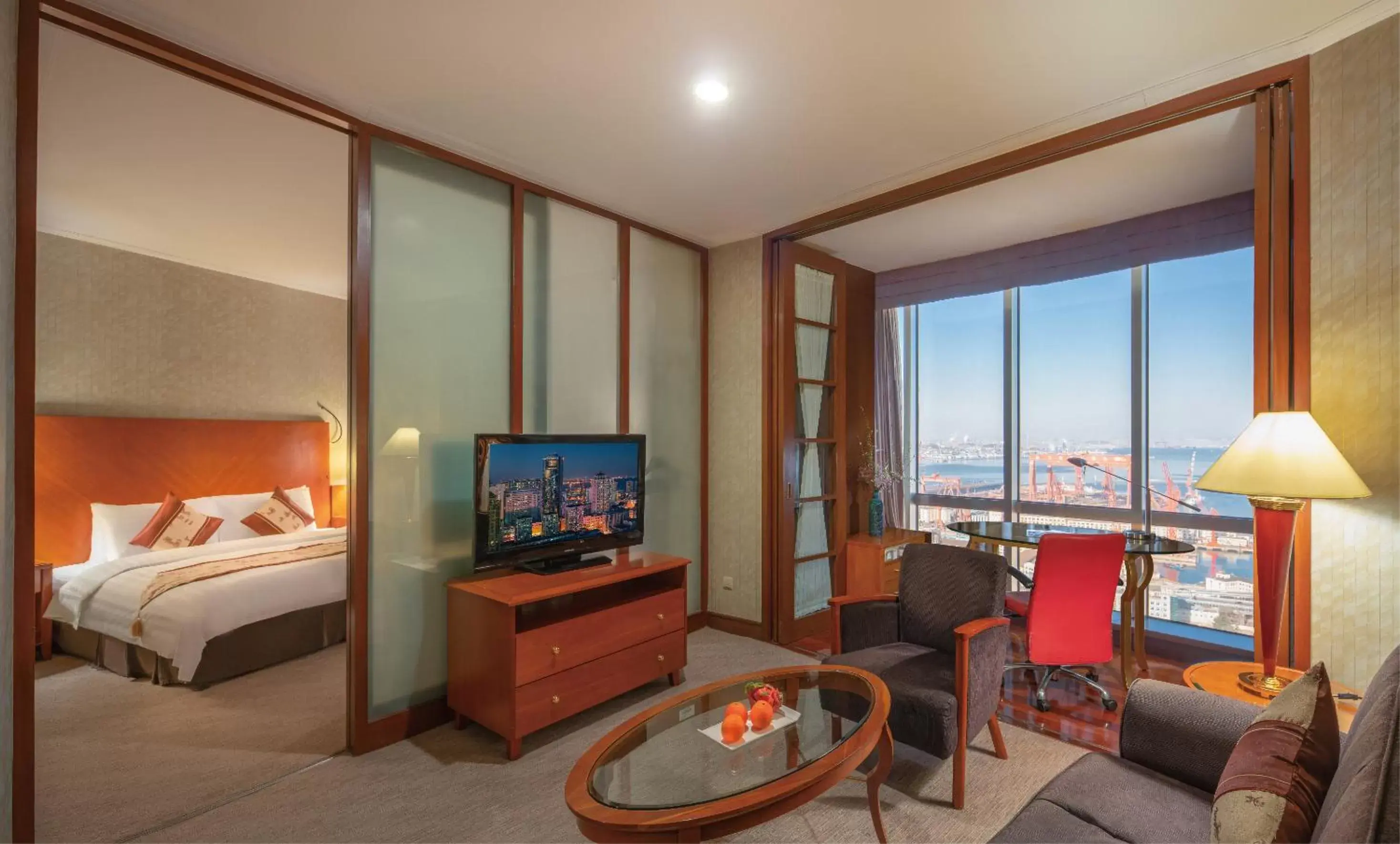 Bed in Hotel Nikko Dalian Bed in Hotel Nikko Dalian