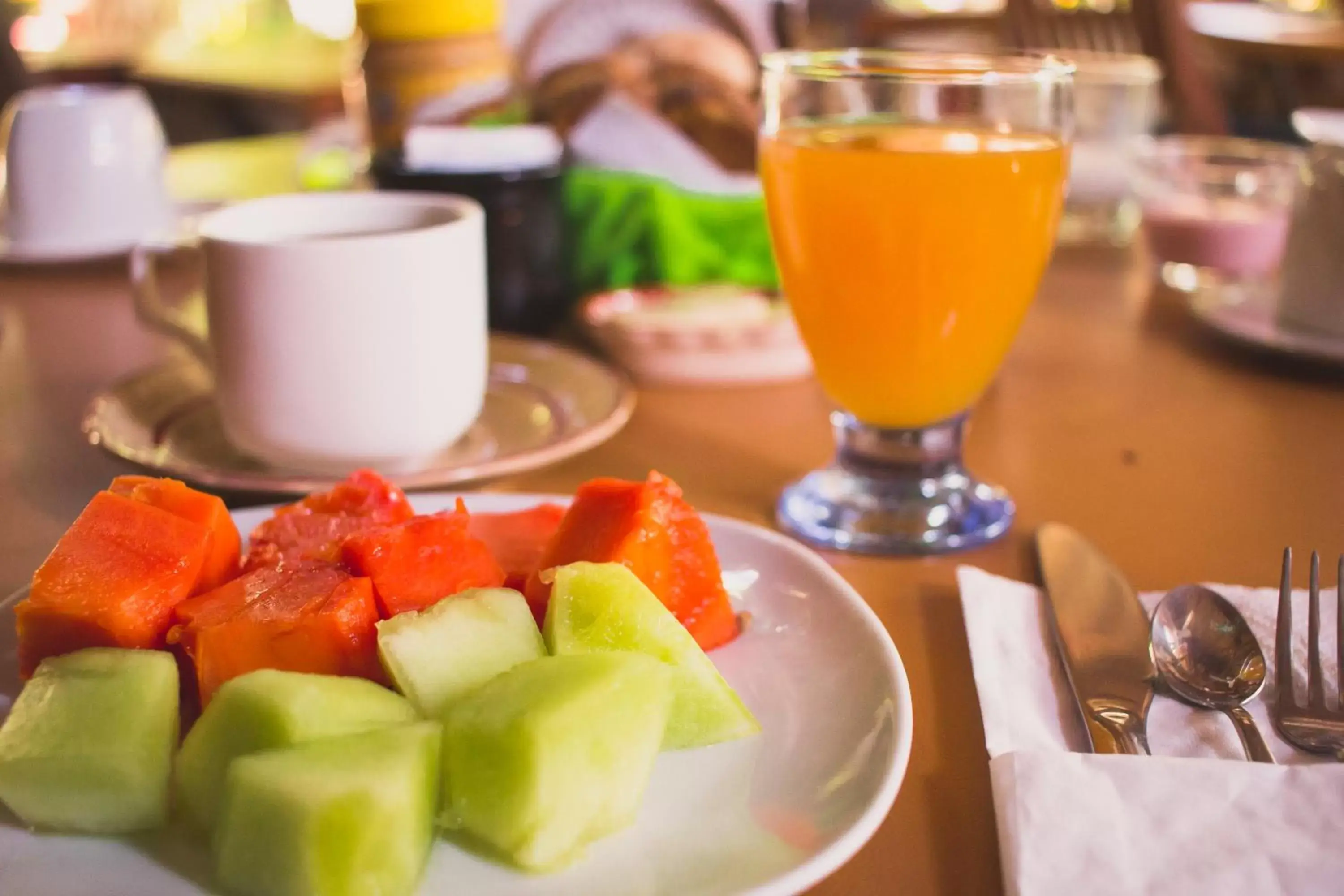 Breakfast in Cocos Cabañas Playa del Carmen Adults Only