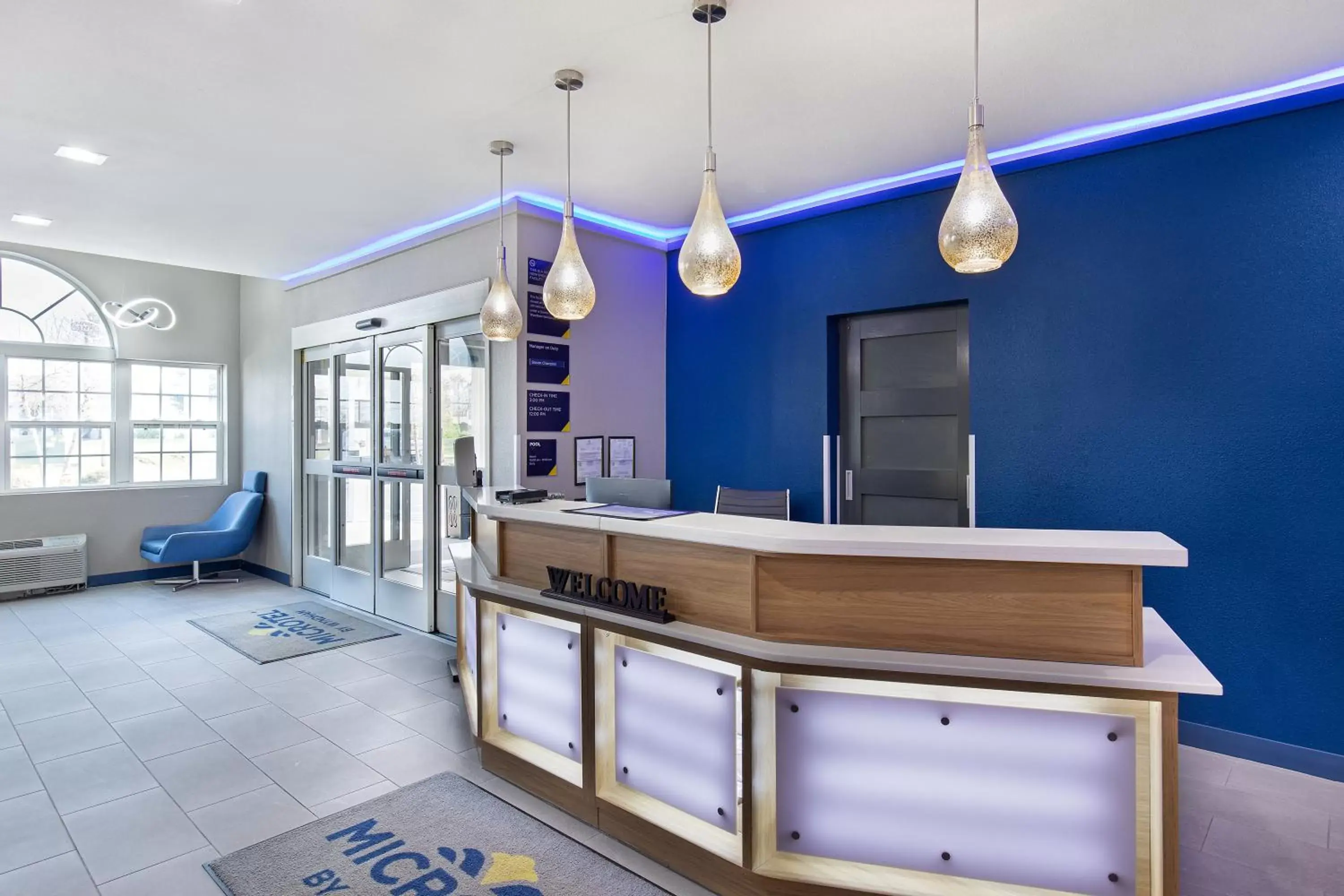 Lobby/Reception in Microtel Inn & Suites by Wyndham Manchester - Newly Renovated