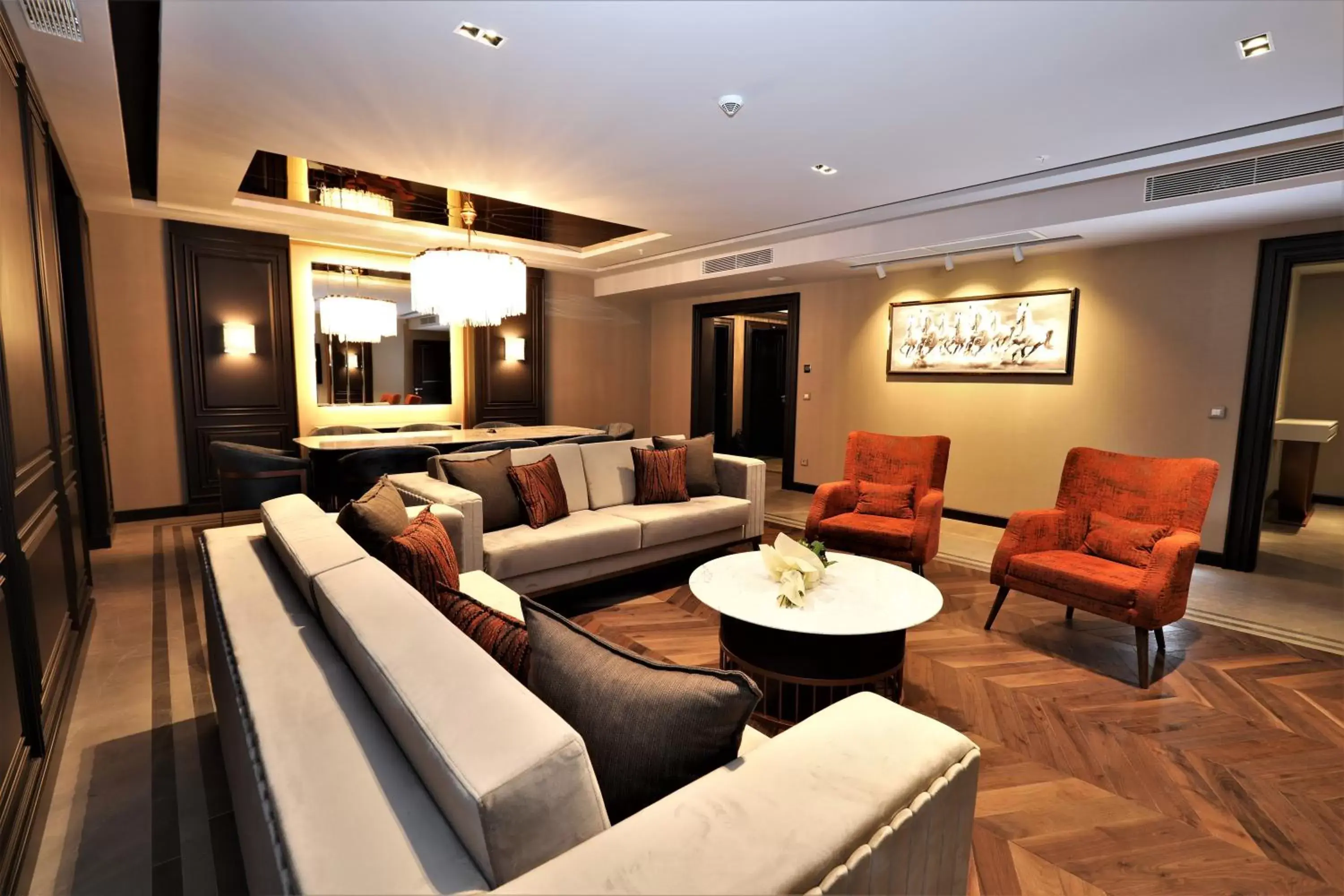 Living room, Seating Area in Limak Skopje Luxury Hotel