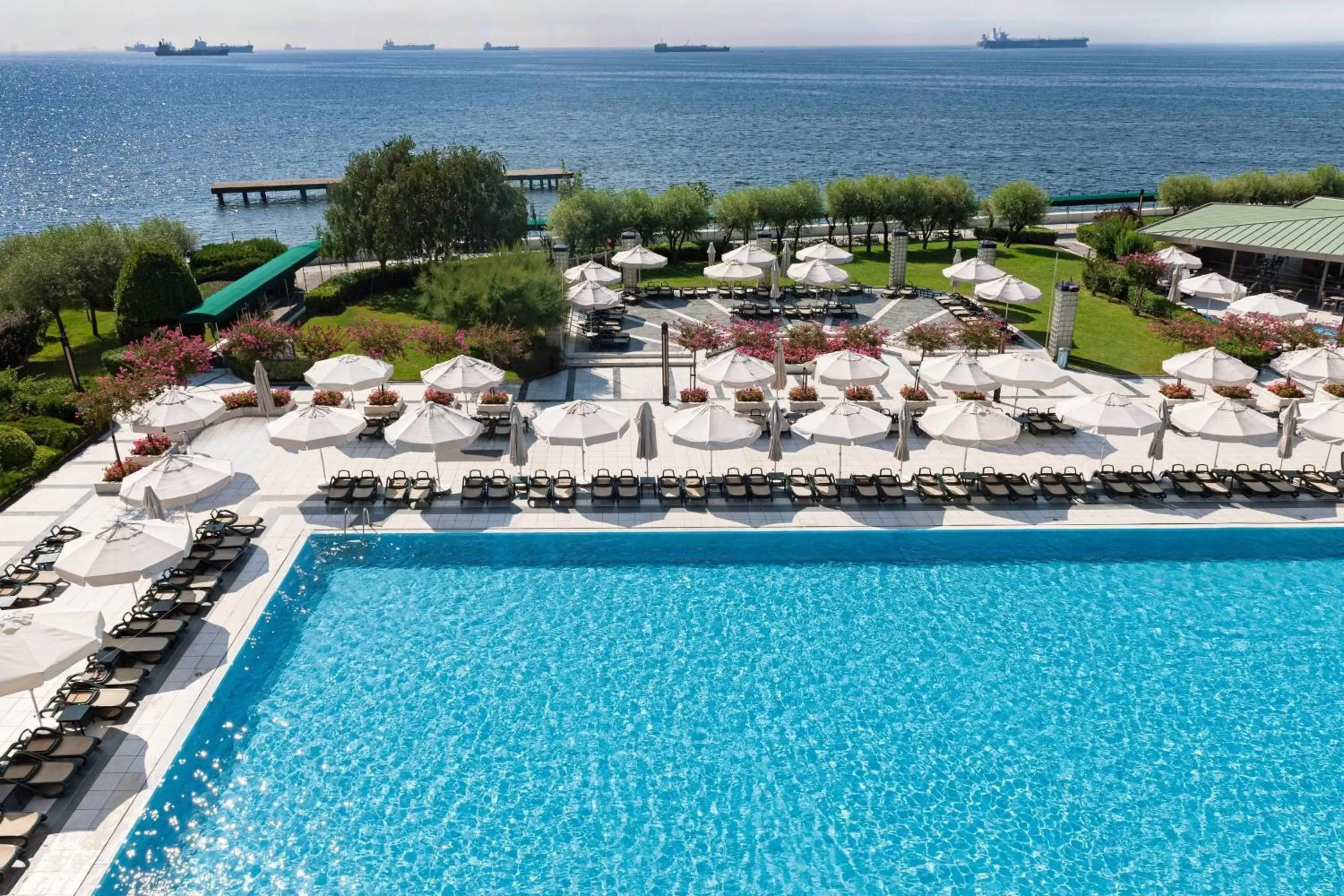 Swimming pool, Pool View in Renaissance Polat Istanbul Hotel