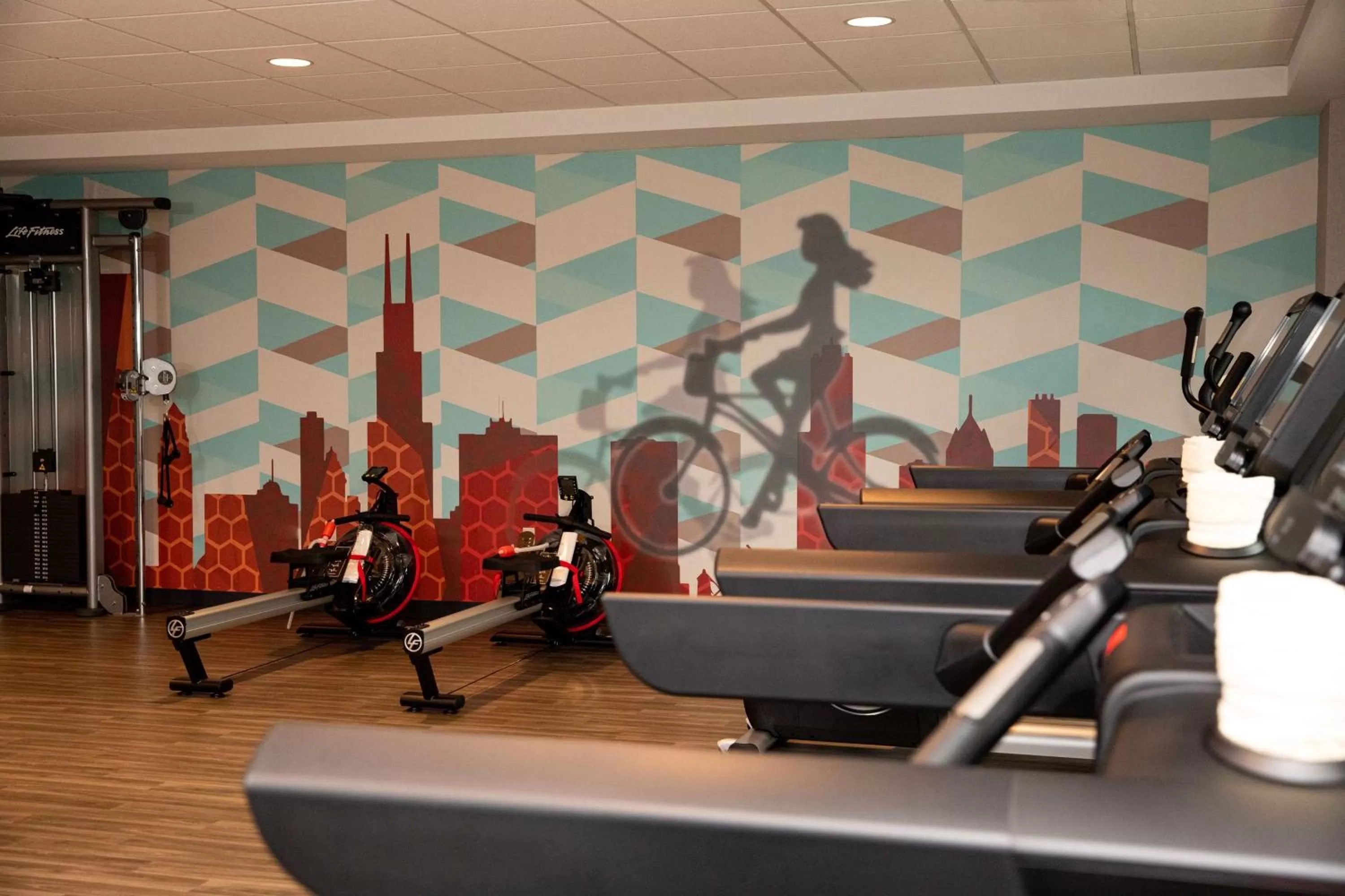 Fitness centre/facilities in Hyatt Place Chicago Wicker Park