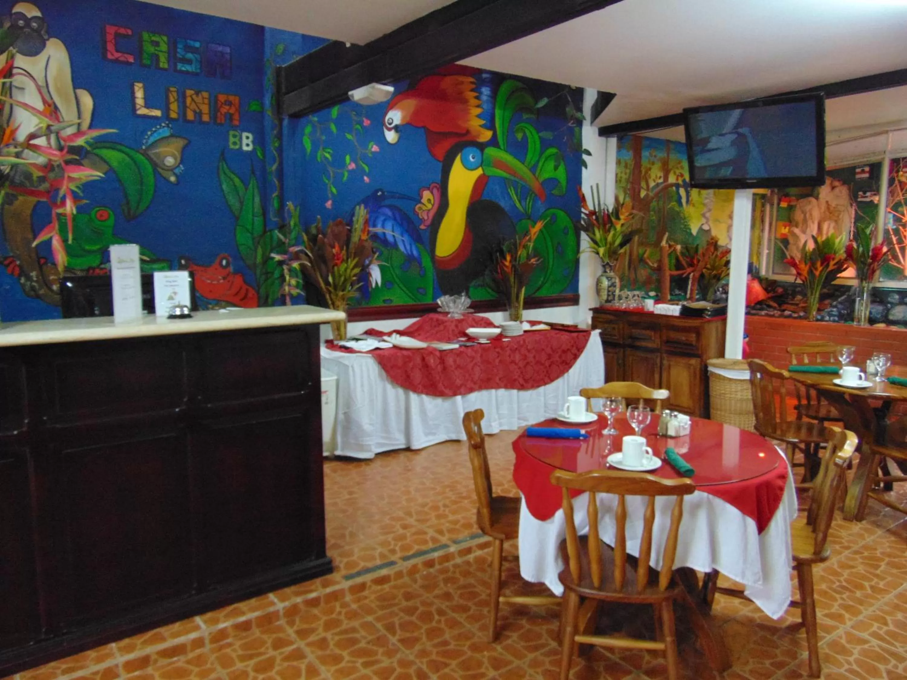 Dining area in Casa Lima B&B