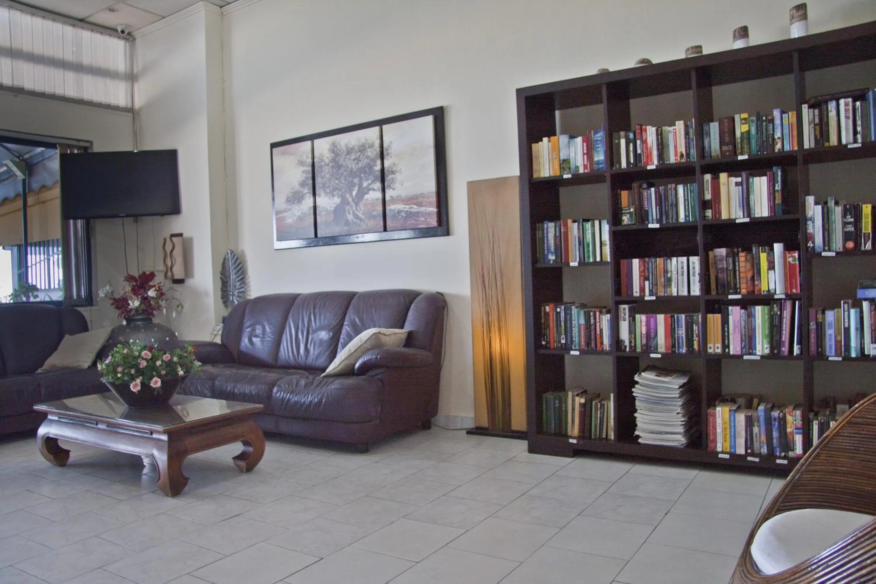 Library in Danaos Hotel