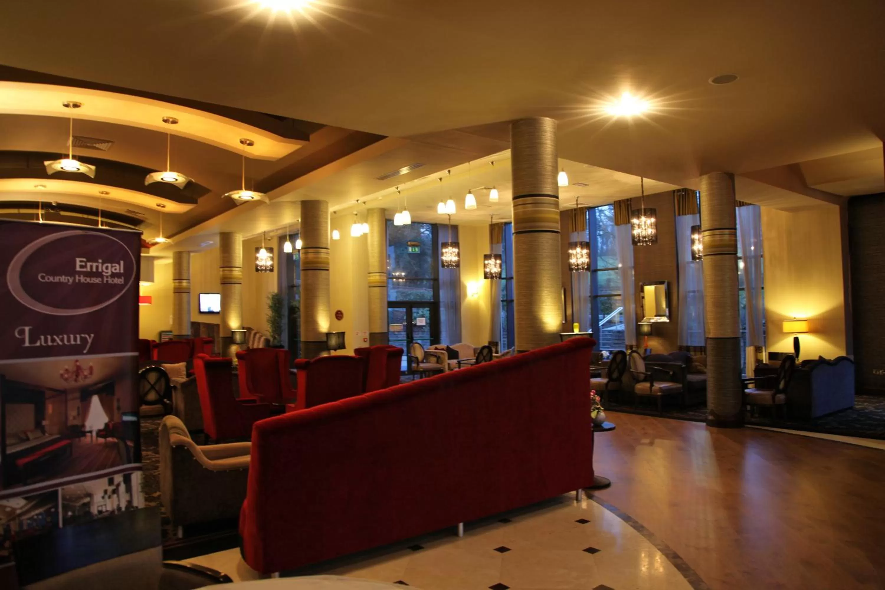 Lobby or reception in Errigal Country House Hotel