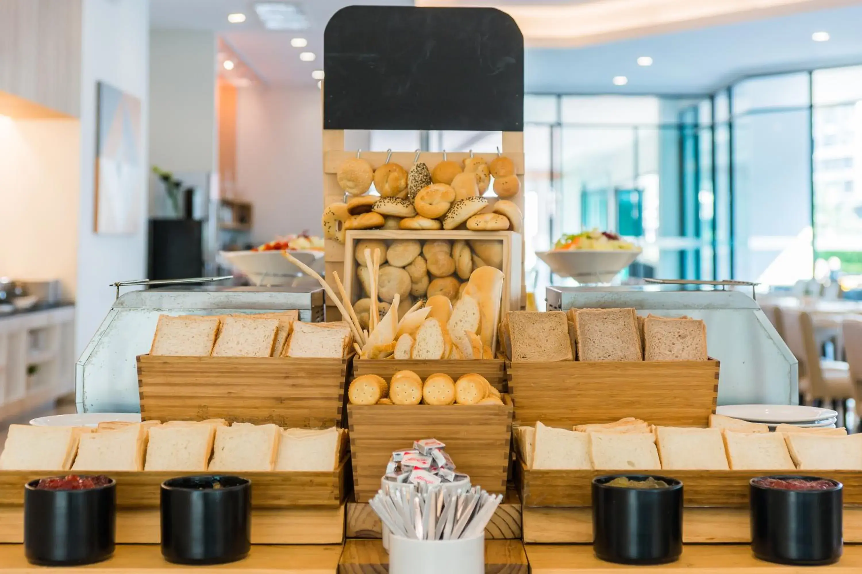 Buffet breakfast in J Inspired Hotel Pattaya Buffet breakfast in J Inspired Hotel Pattaya