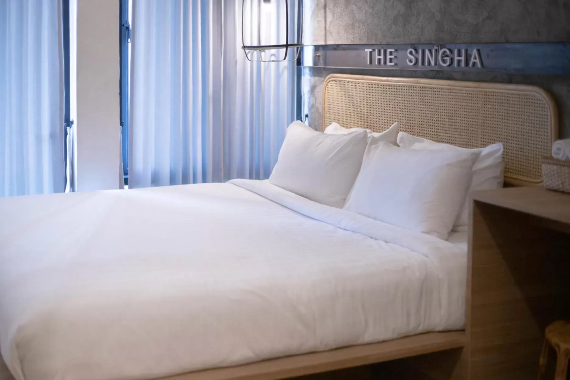 Bed in The Singha Hotel - Korat