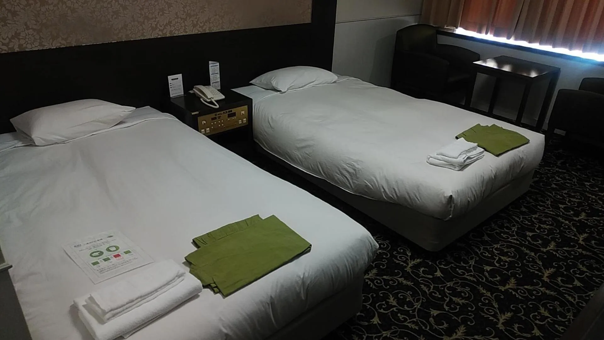 Bed in Hotel Paco Kushiro