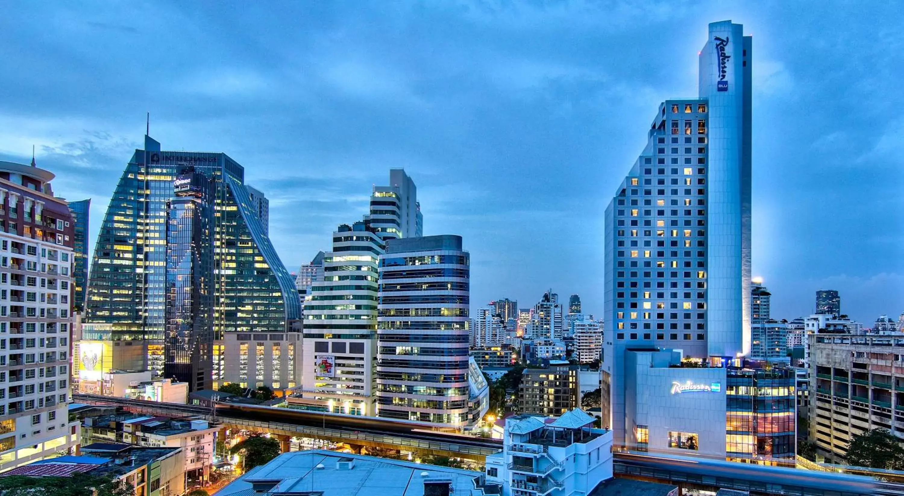 Property building in Radisson Blu Plaza Bangkok