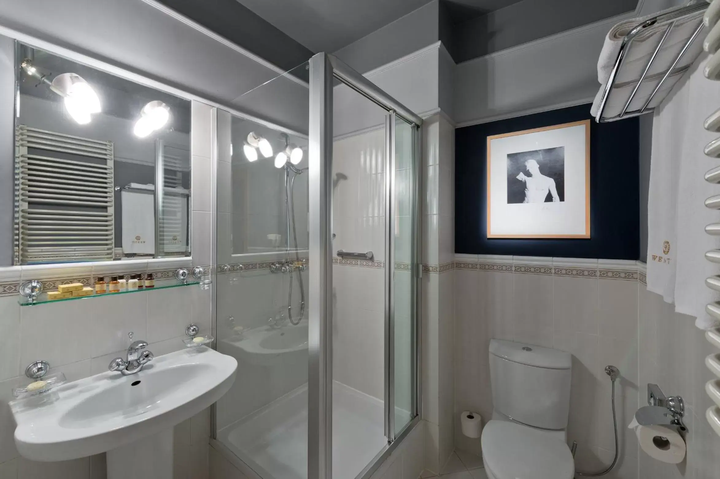 Shower, Bathroom in Hotel Wentzl