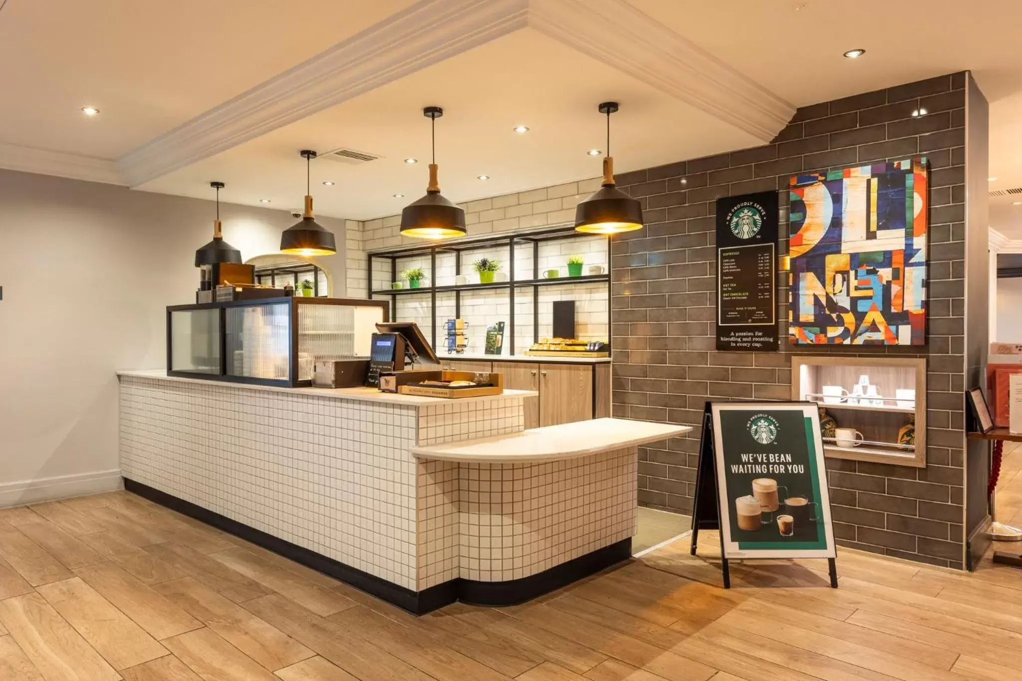 Coffee/tea facilities, Lobby/Reception in Holiday Inn - Glasgow Airport, an IHG Hotel