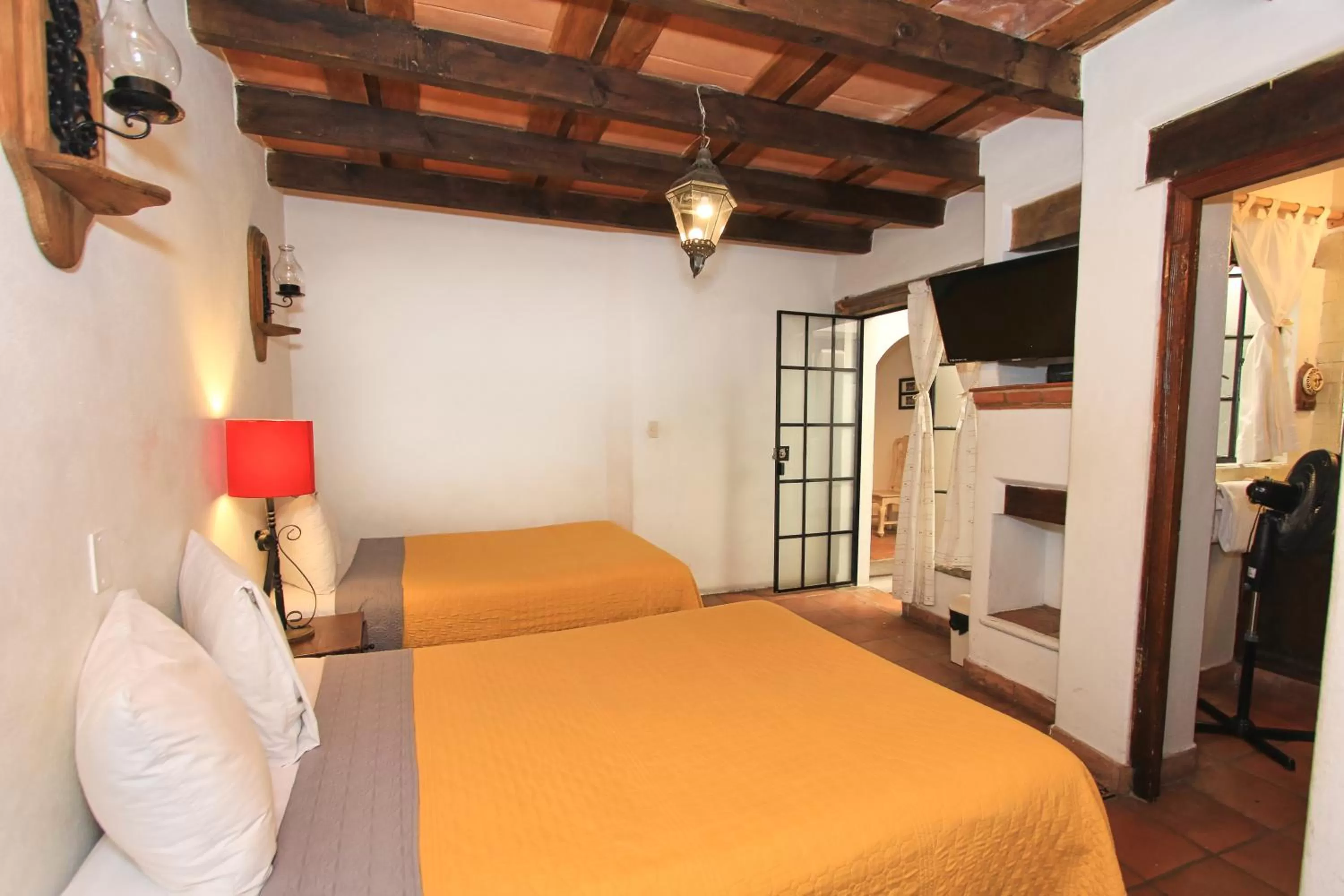 Bed in Hotel Real Guanajuato