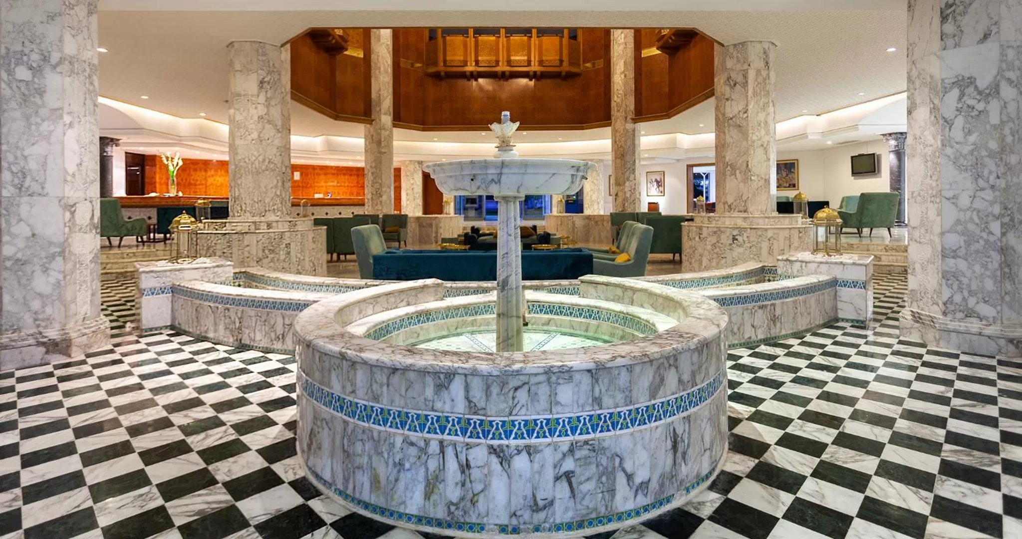 Lobby or reception in El Mouradi Palace- Couple et Famille uniquement