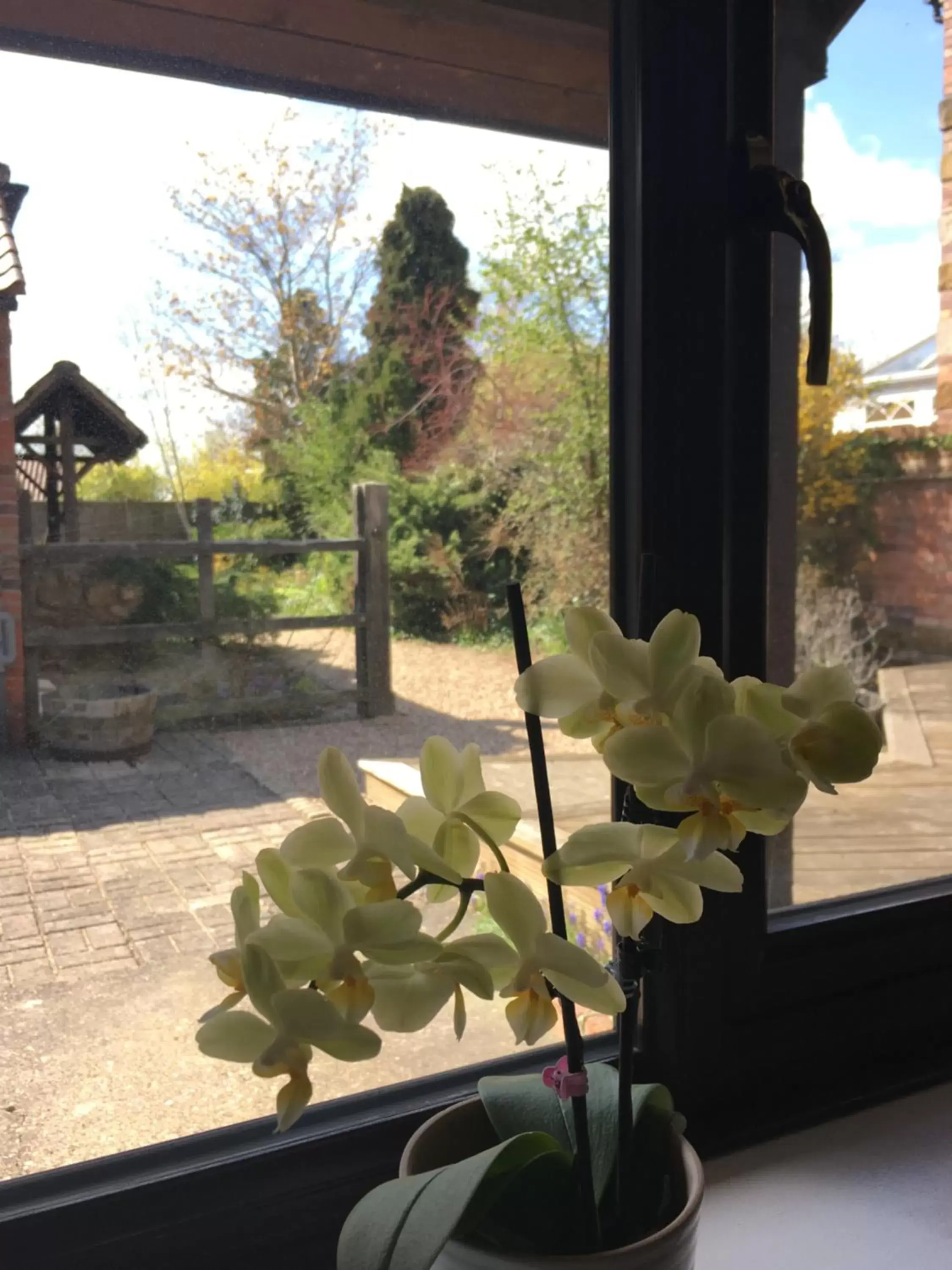 Garden view in The Stables At Harby