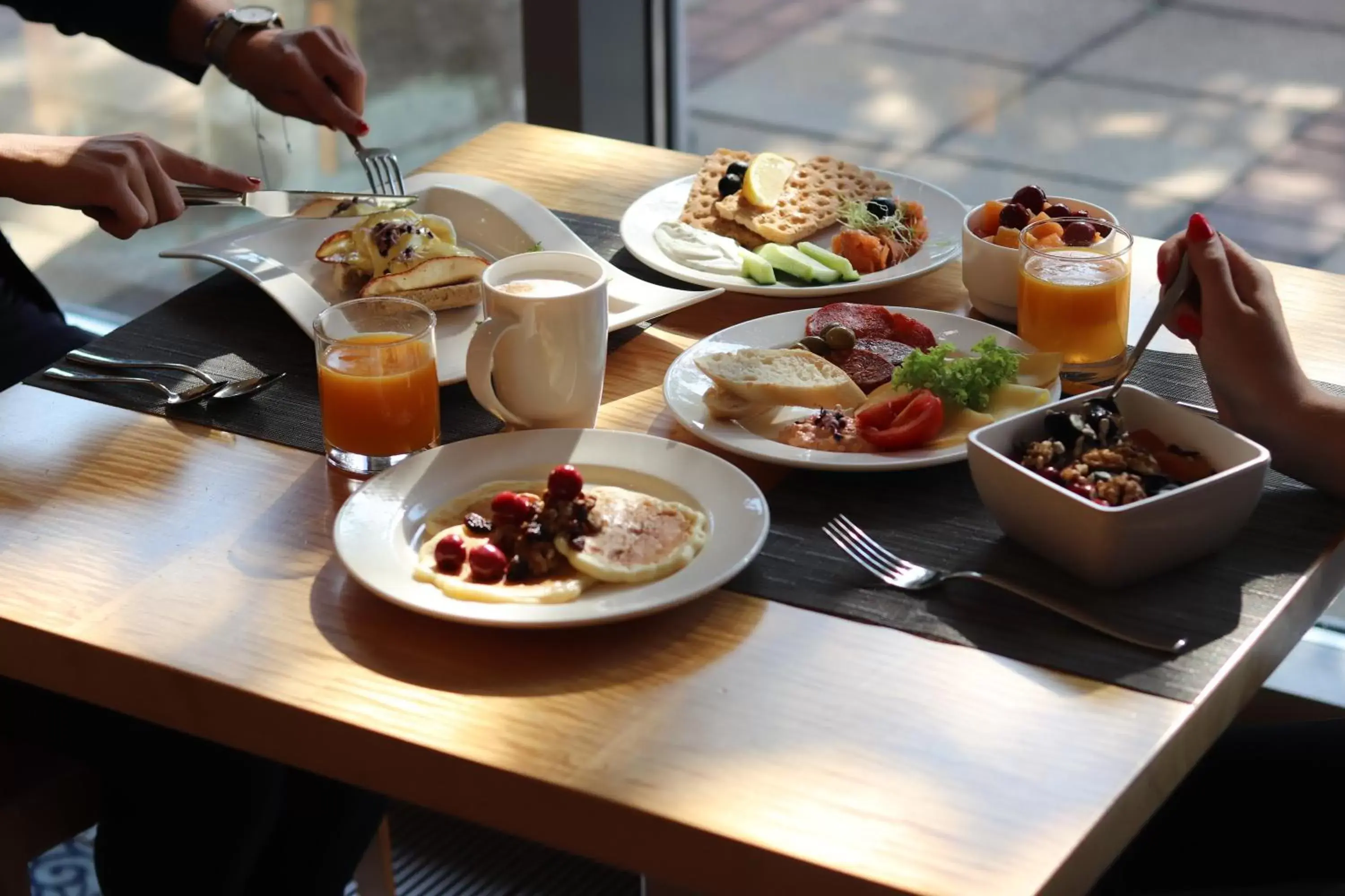 Breakfast in Crowne Plaza Budapest, an IHG Hotel