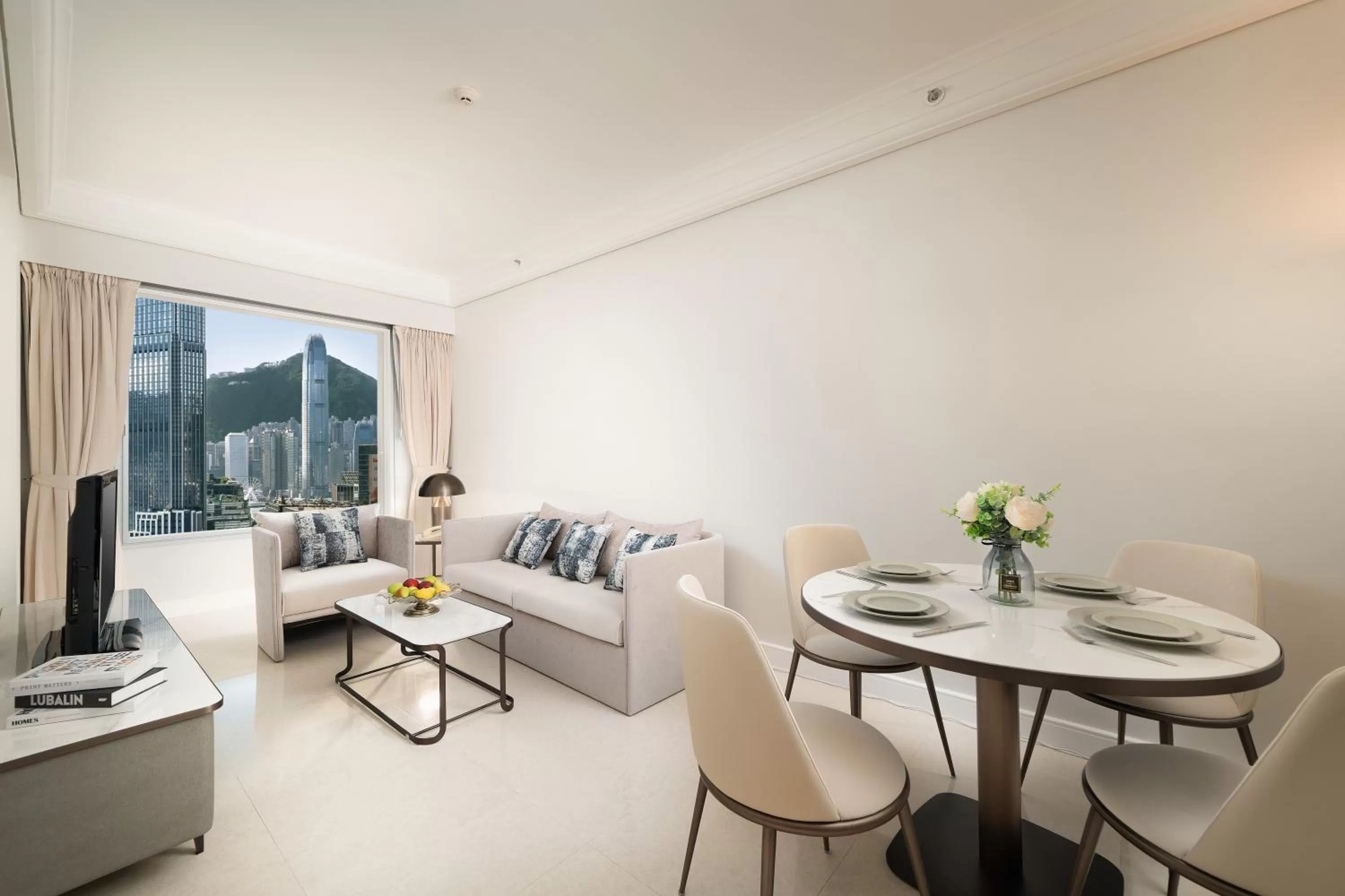 Living room in Harbour Plaza Metropolis