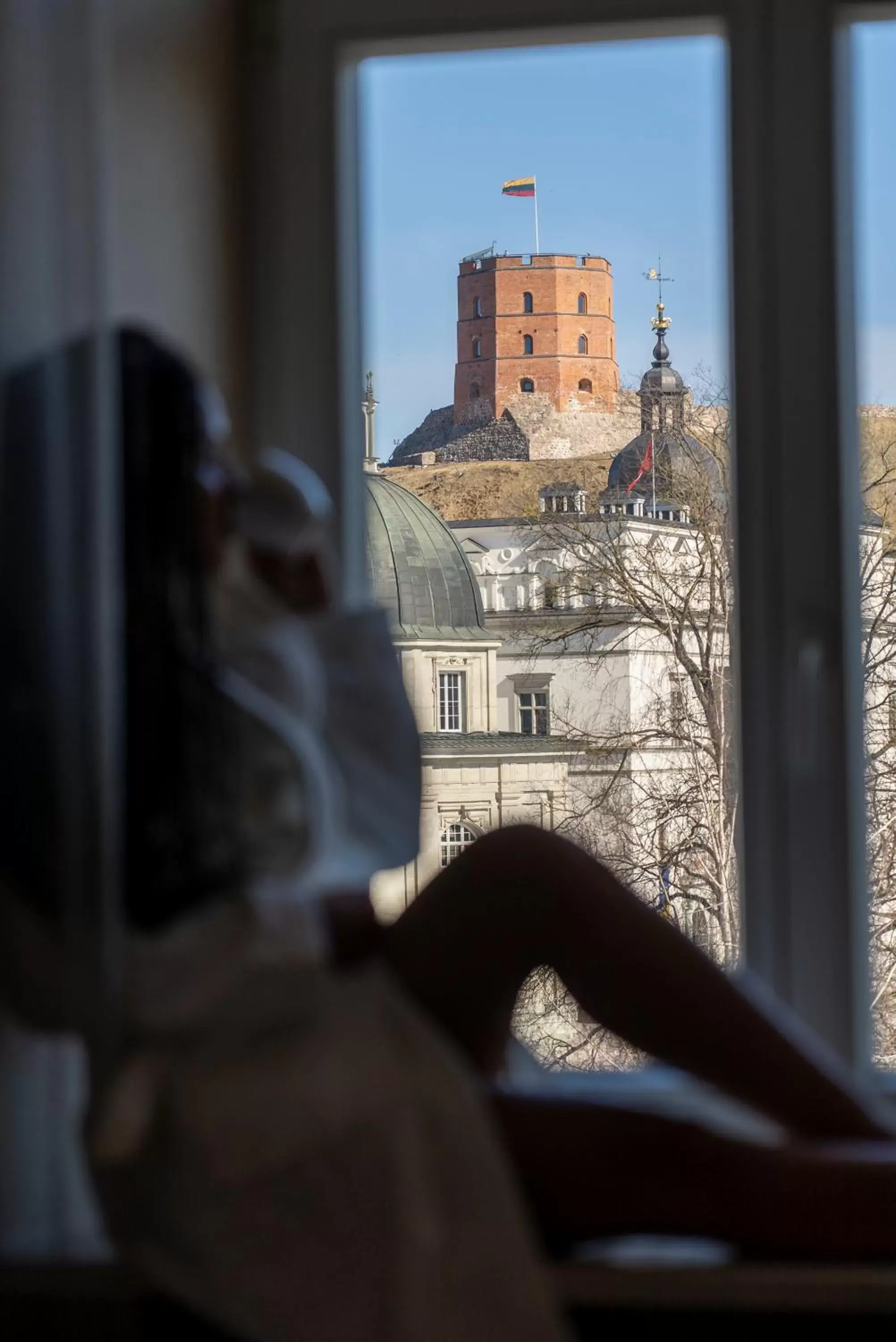 City view in Grand Hotel Kempinski Vilnius