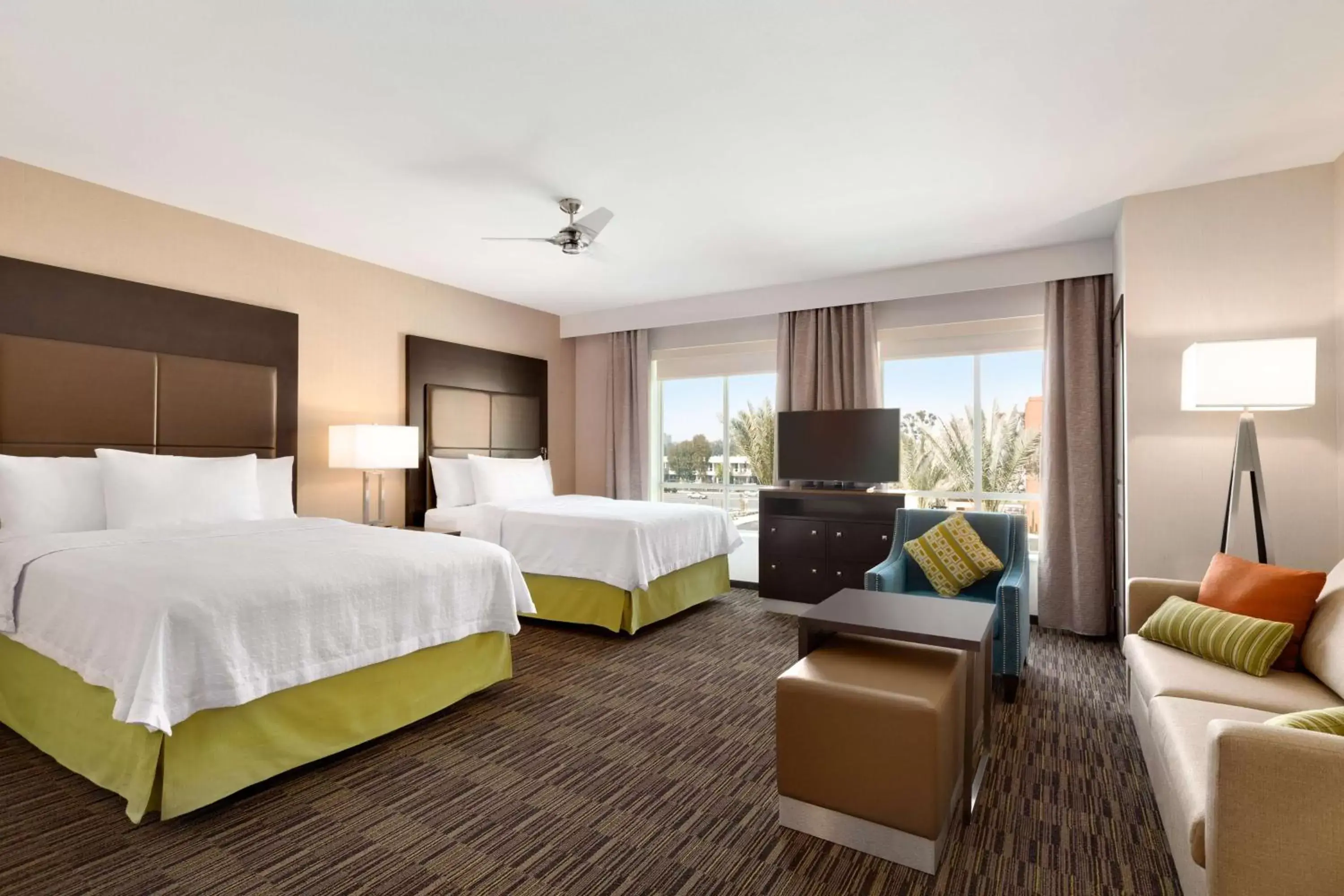 Bedroom in Homewood Suites By Hilton Irvine John Wayne Airport