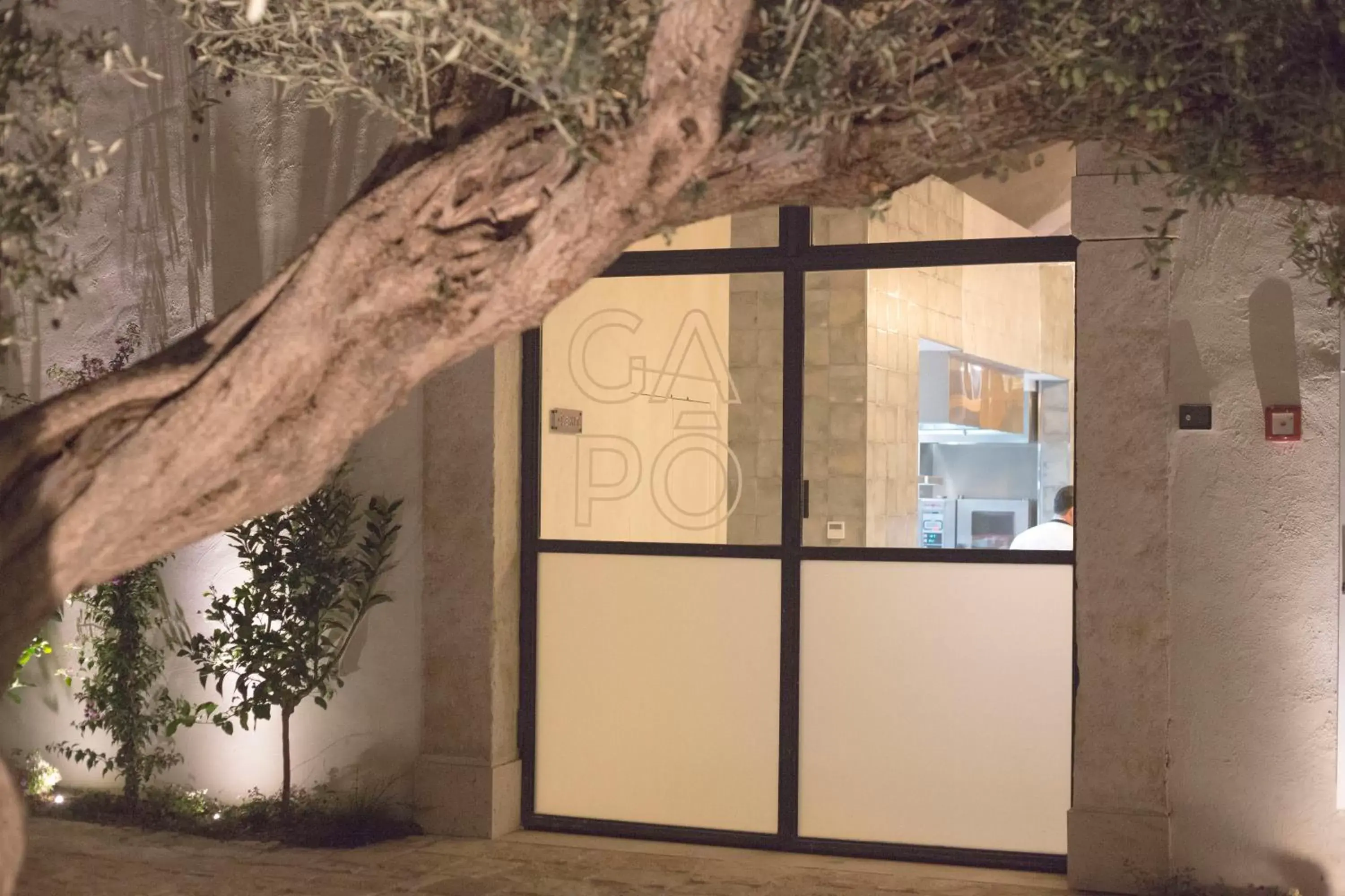 Inner courtyard view in GAPO Rooms