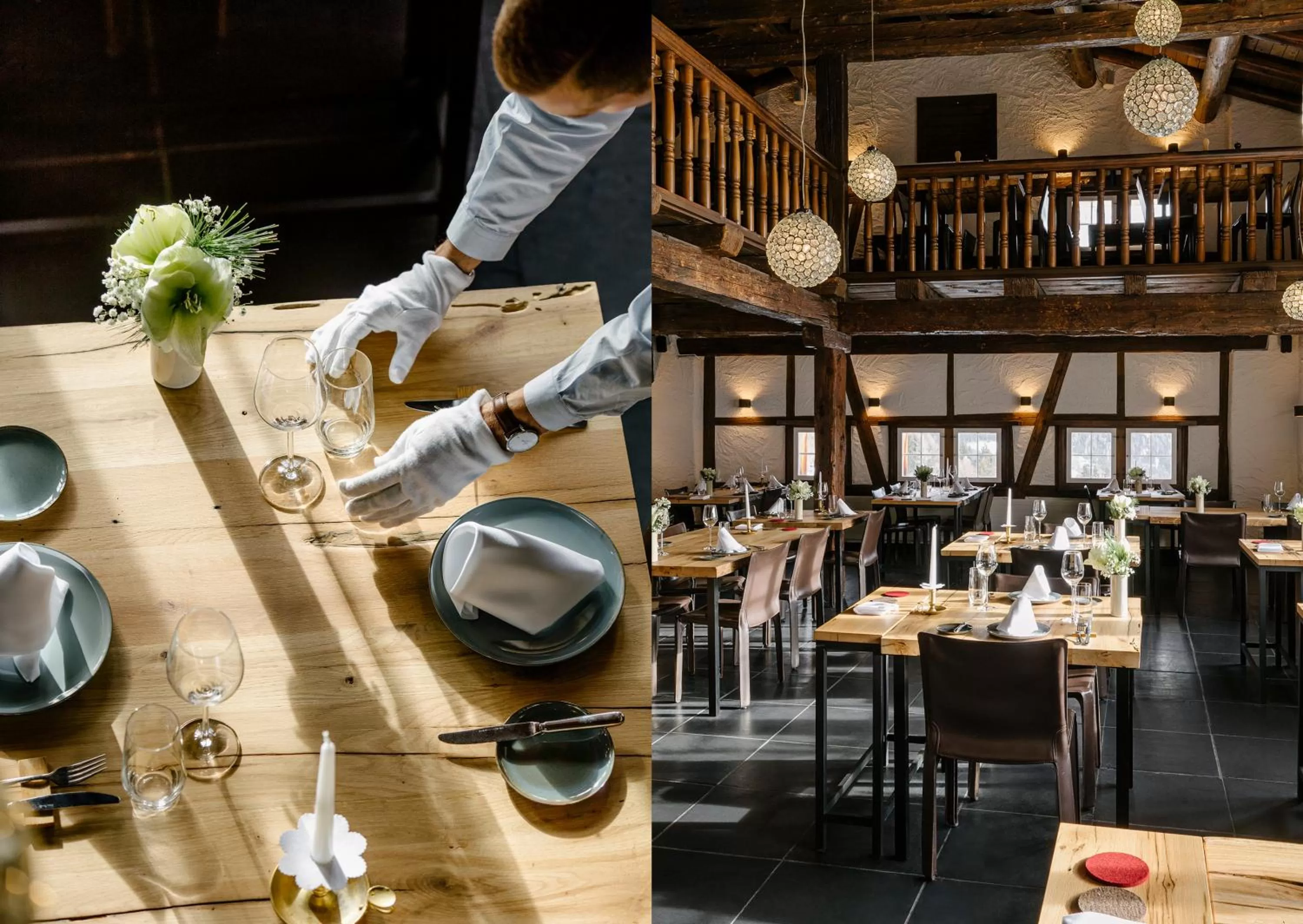 Restaurant/places to eat in Maiensässhotel Guarda Val