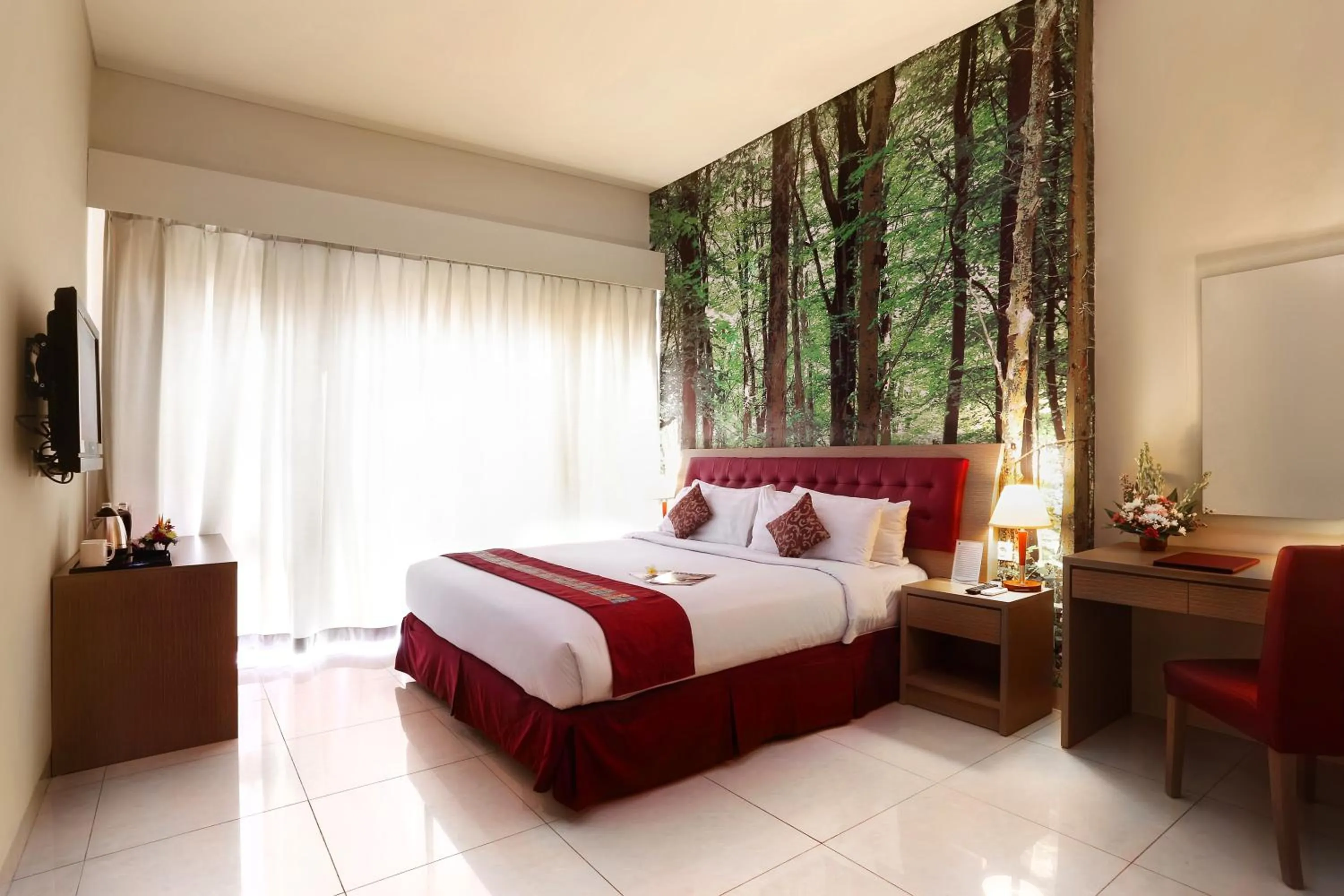 Bedroom, Bed in Kuta Central Park Hotel