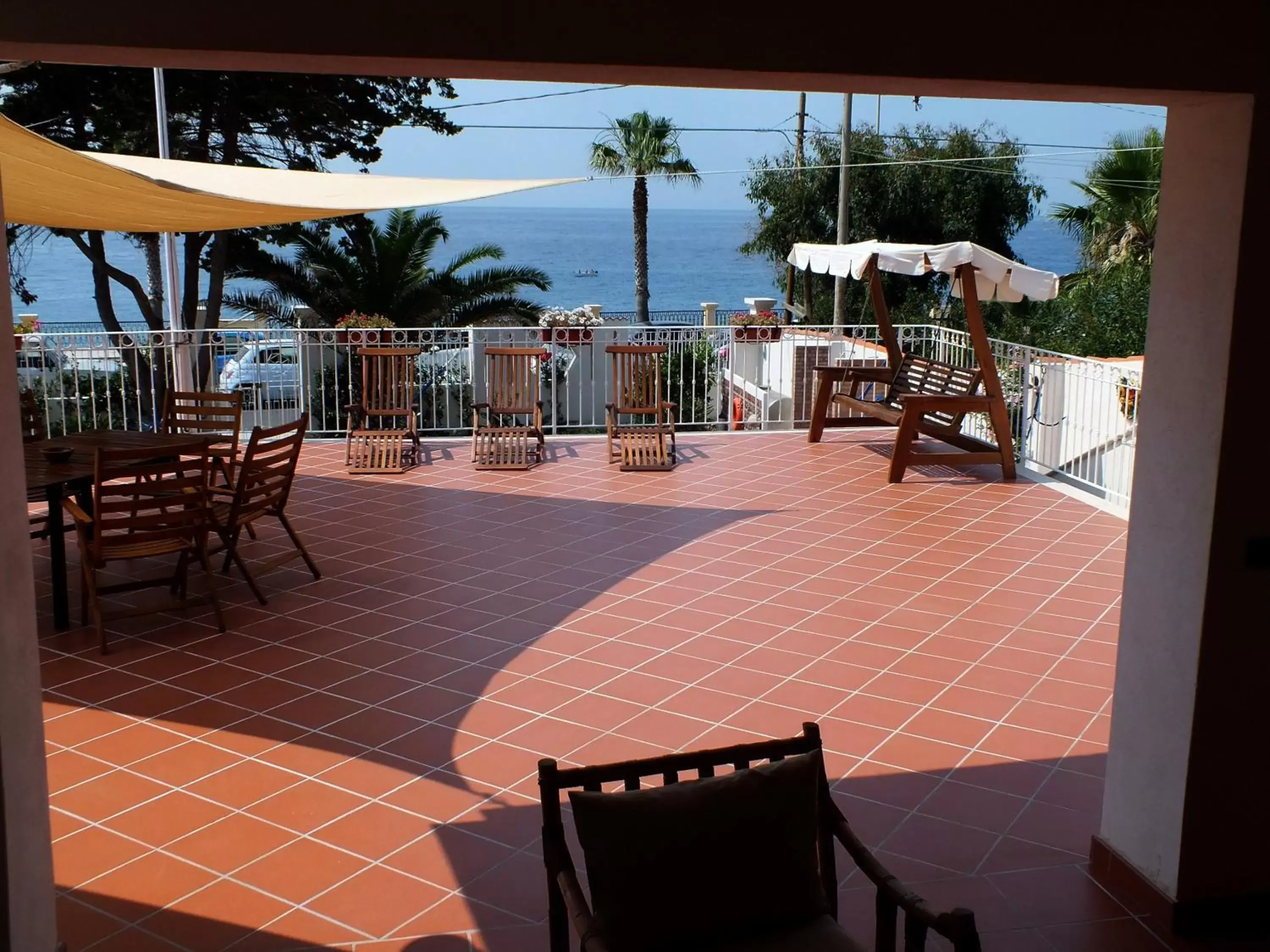 Balcony/Terrace in B&B Villa sul Mare