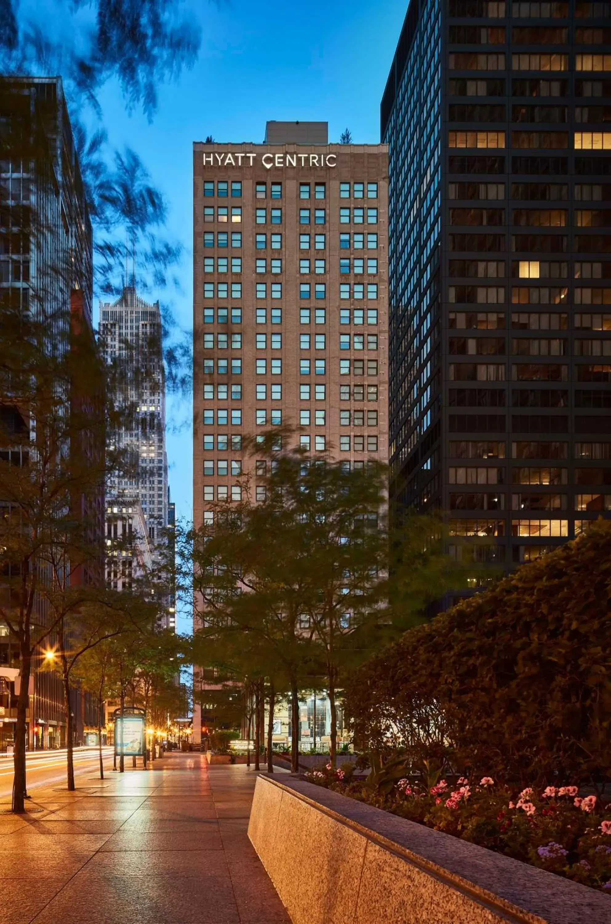 Property building in Hyatt Centric The Loop Chicago Property building in Hyatt Centric The Loop Chicago