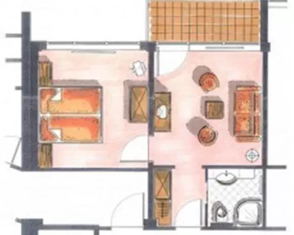 Floor Plan in Hotel Latini