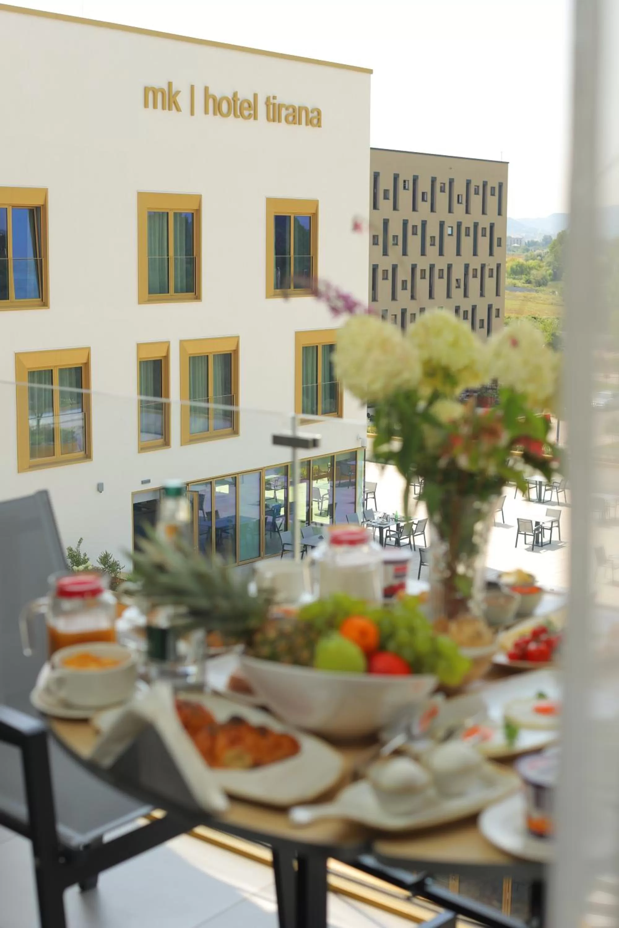 Balcony/Terrace in mk hotel tirana