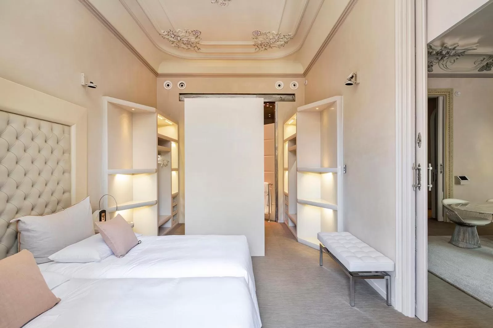 Bed in El Palauet Modernist Suites Barcelona