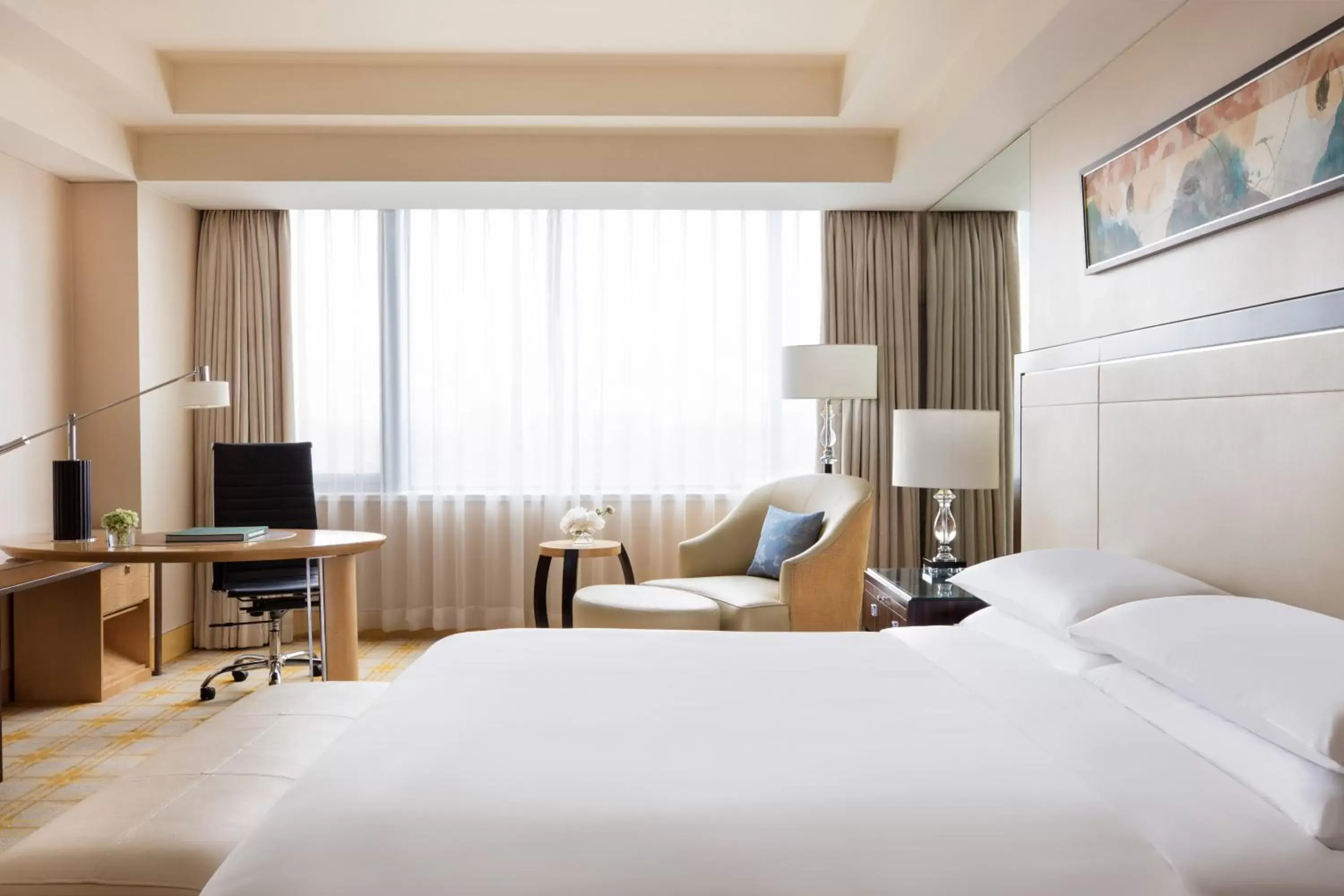 Bed in JW Marriott Hotel Beijing