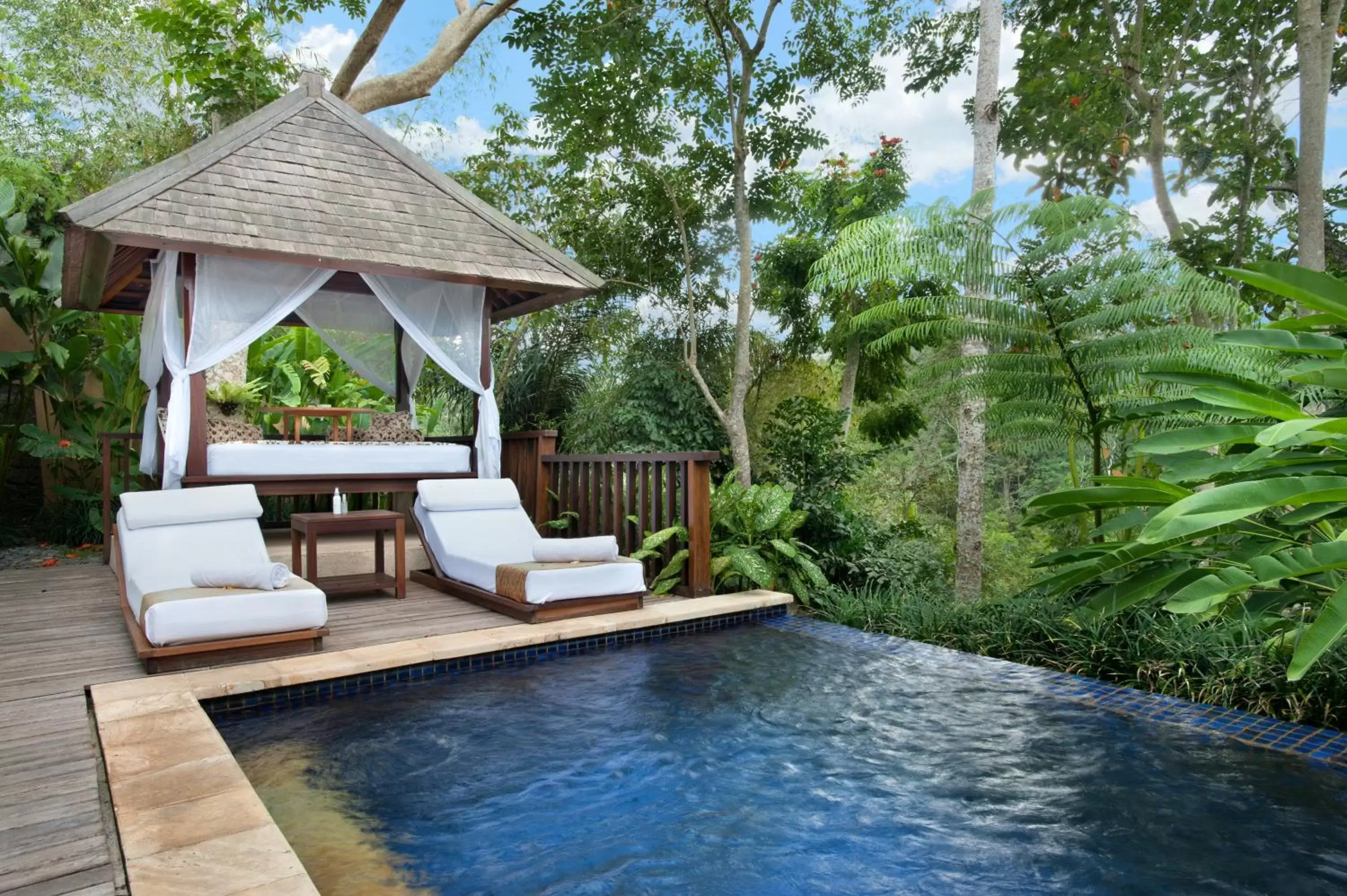 Swimming Pool in Komaneka at Tanggayuda Ubud