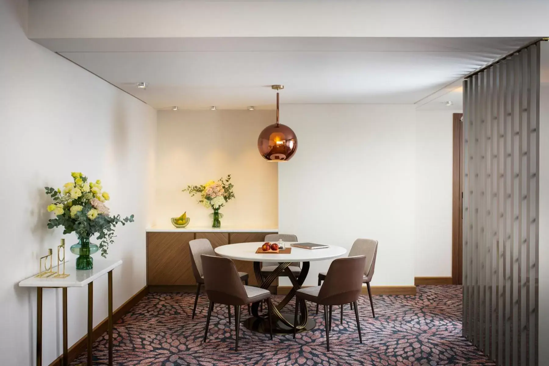 Dining Area in Grand Hotel Millennium Sofia - The Most Spacious Rooms in Sofia, Secured Paid Underground Parking