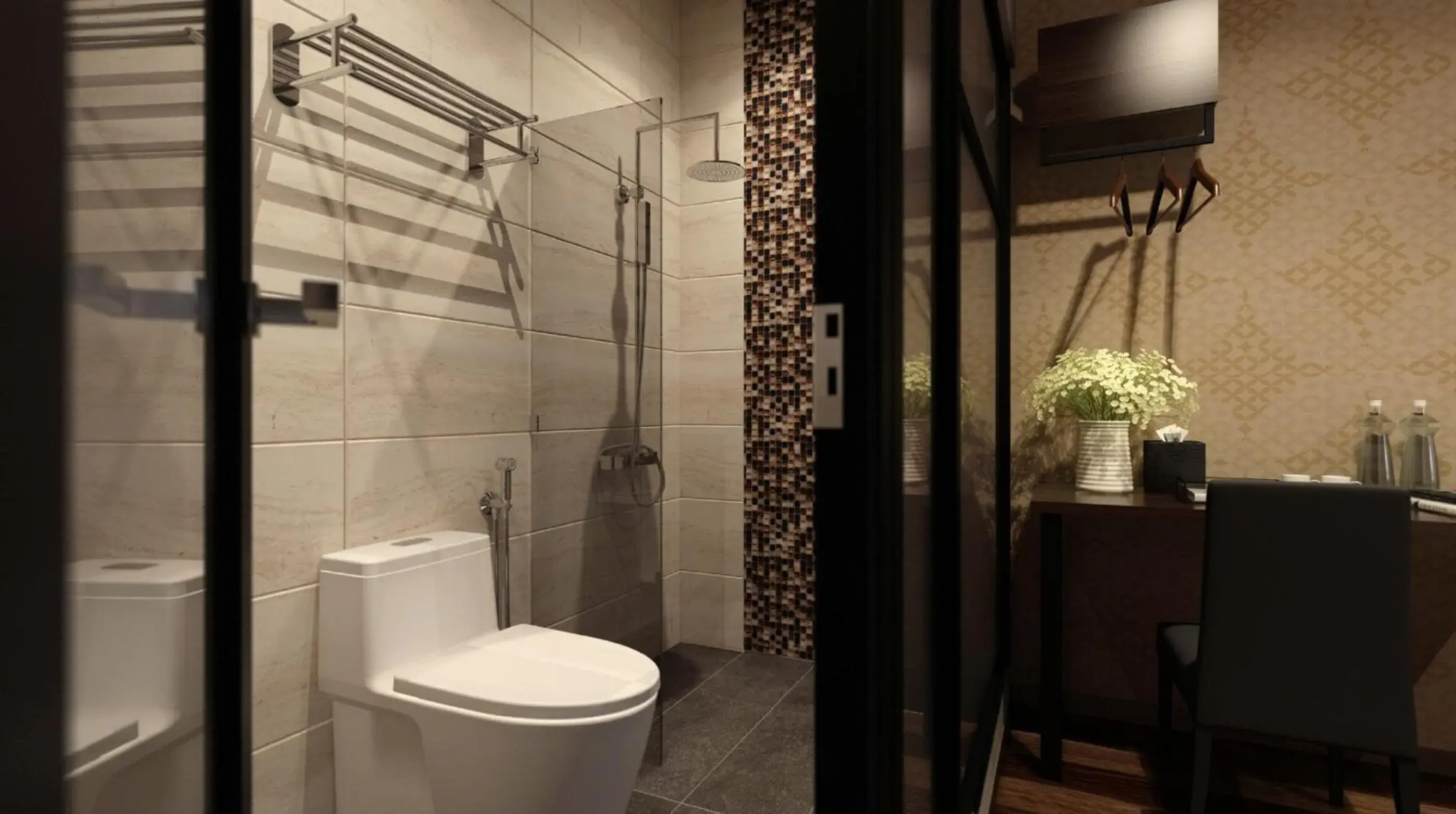 Bathroom in The Square Hotel