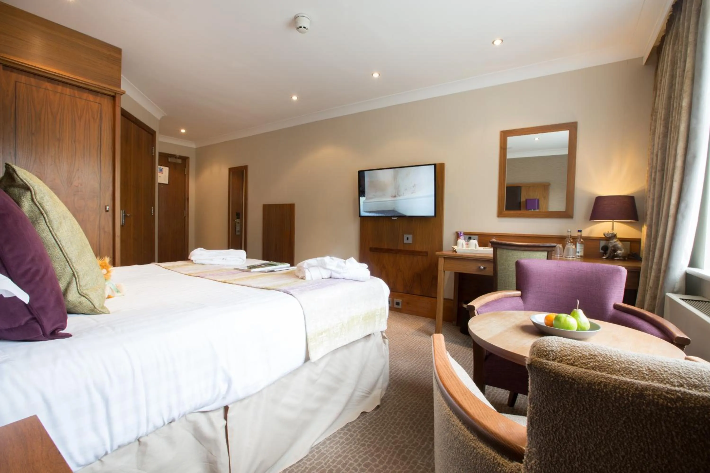 Seating area, Bed in The Stanneylands