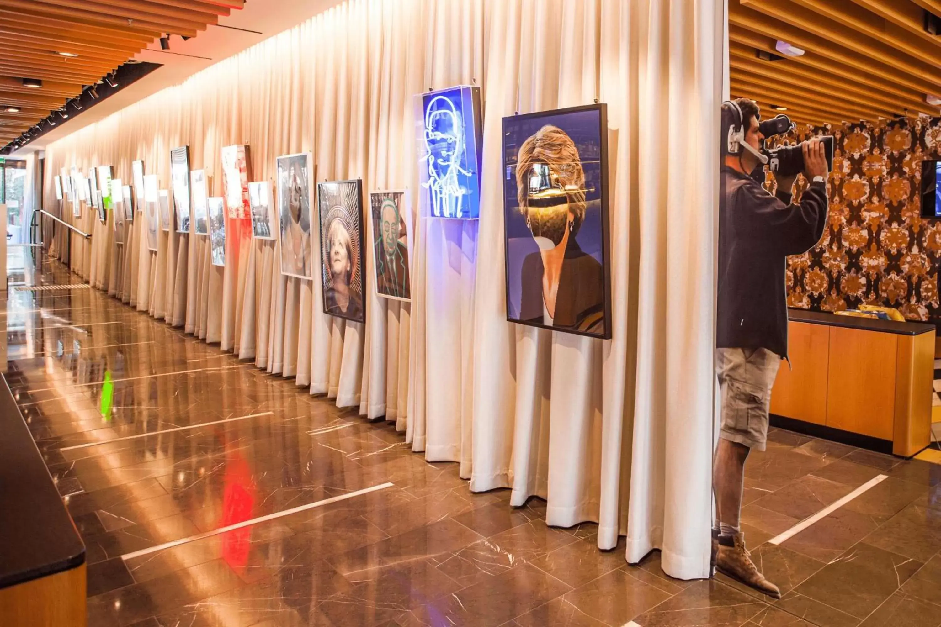 Lobby or reception in QT Canberra Lobby or reception in QT Canberra