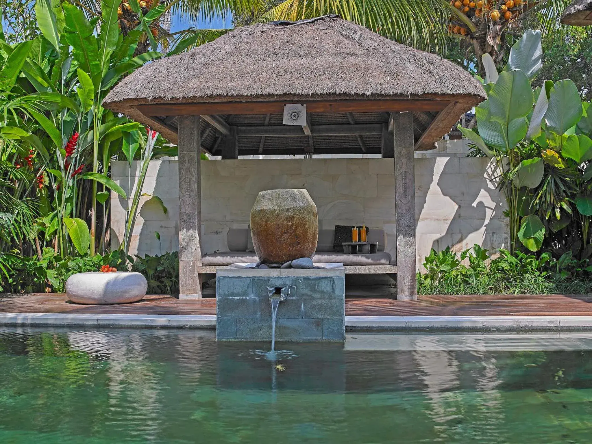 Seating area, Swimming Pool in The Purist Villas & Spa Ubud