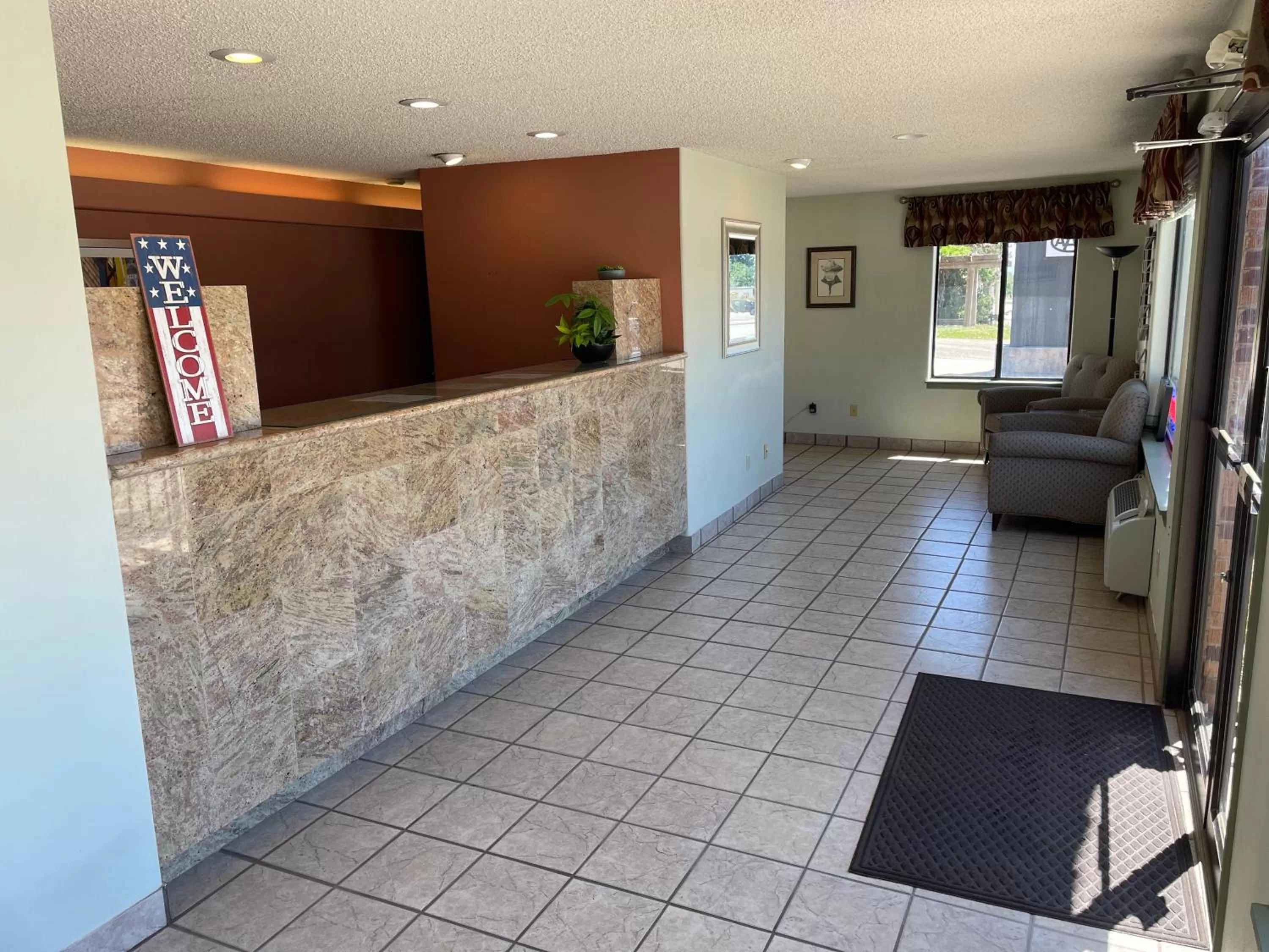 Lobby or reception in Abajo Lodge