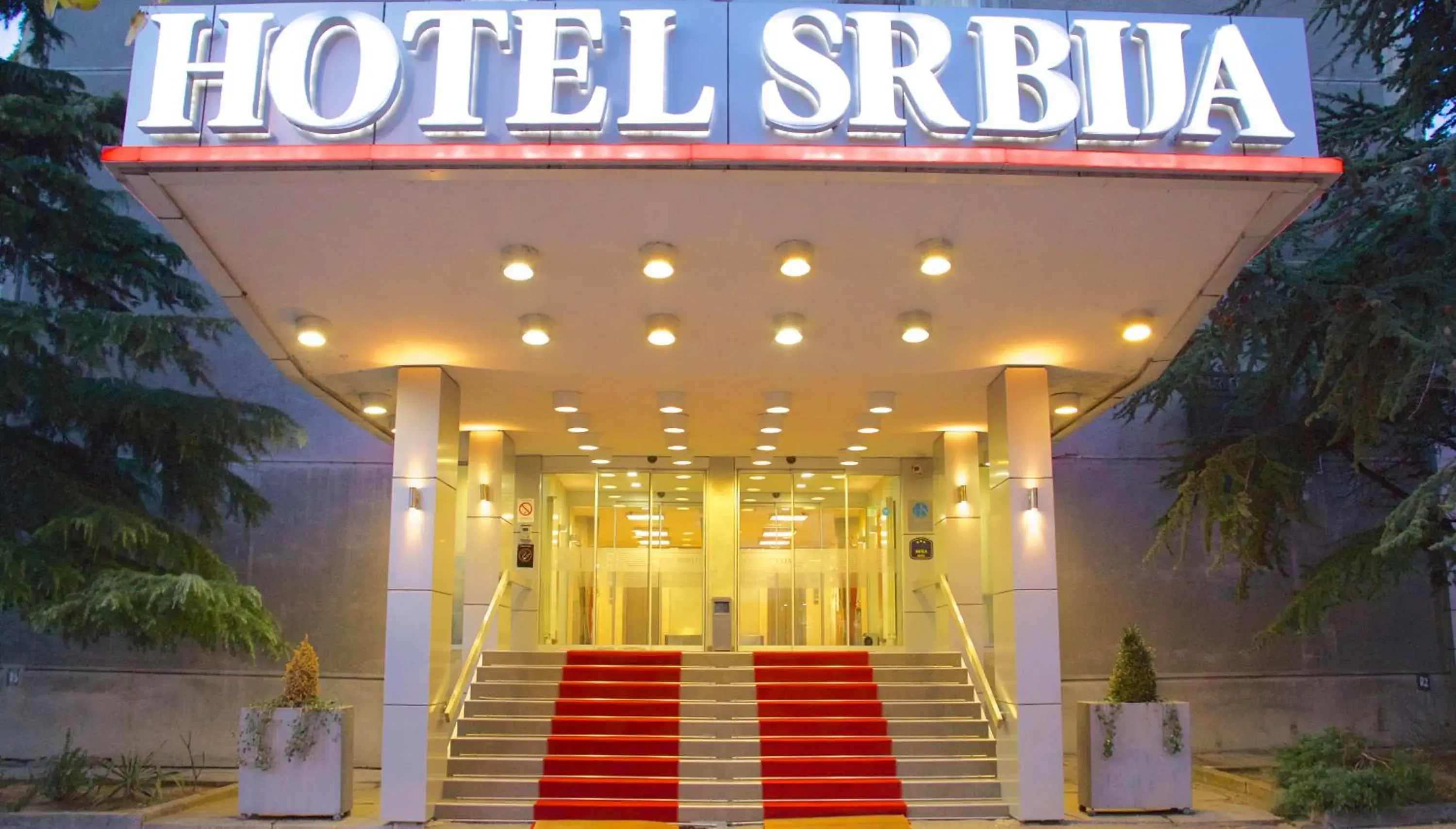 Facade/entrance in Hotel Srbija