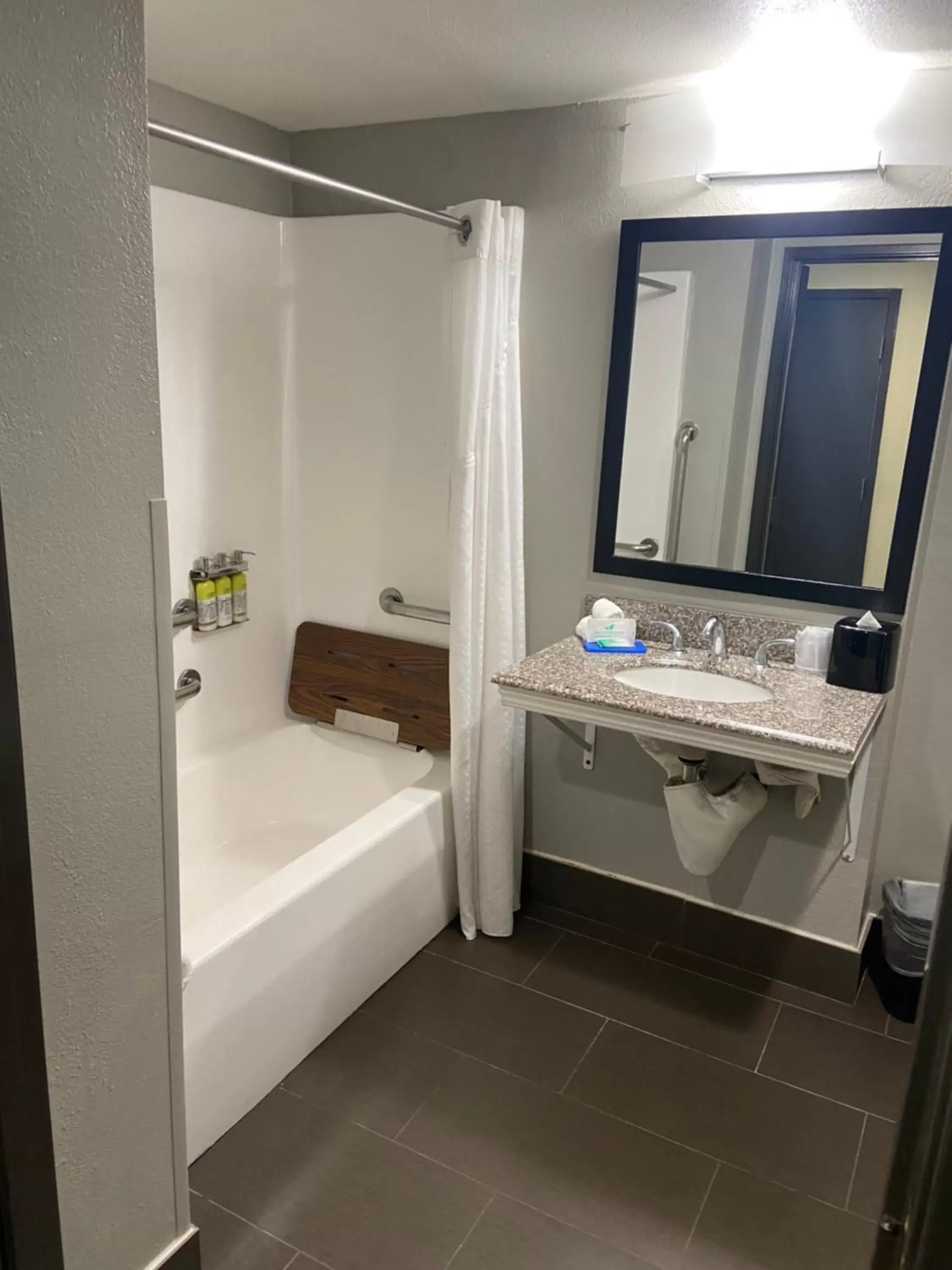 Bathroom in Holiday Inn Express Hotel & Suites Solana Beach-Del Mar, an IHG Hotel