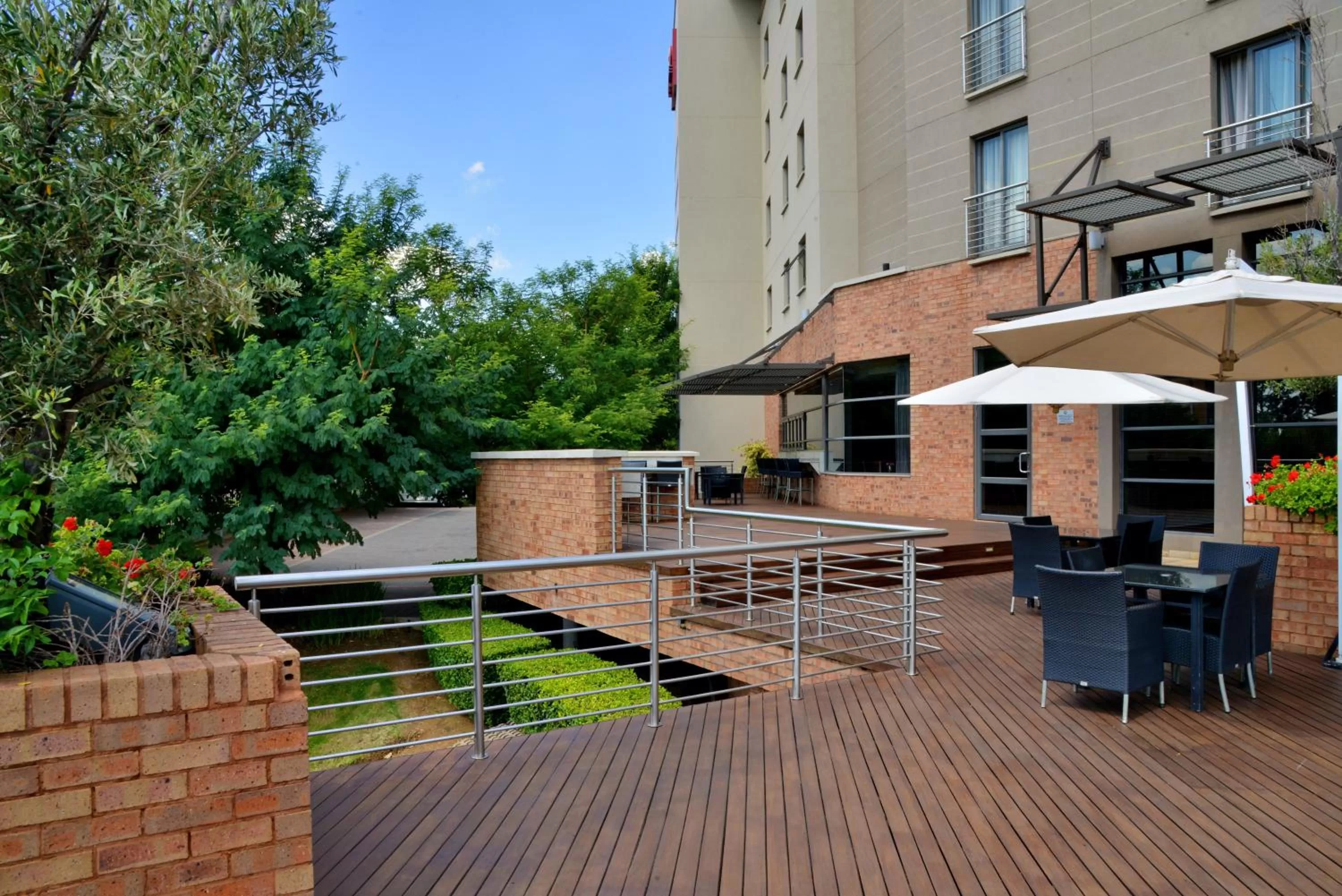 Patio in City Lodge Hotel Fourways