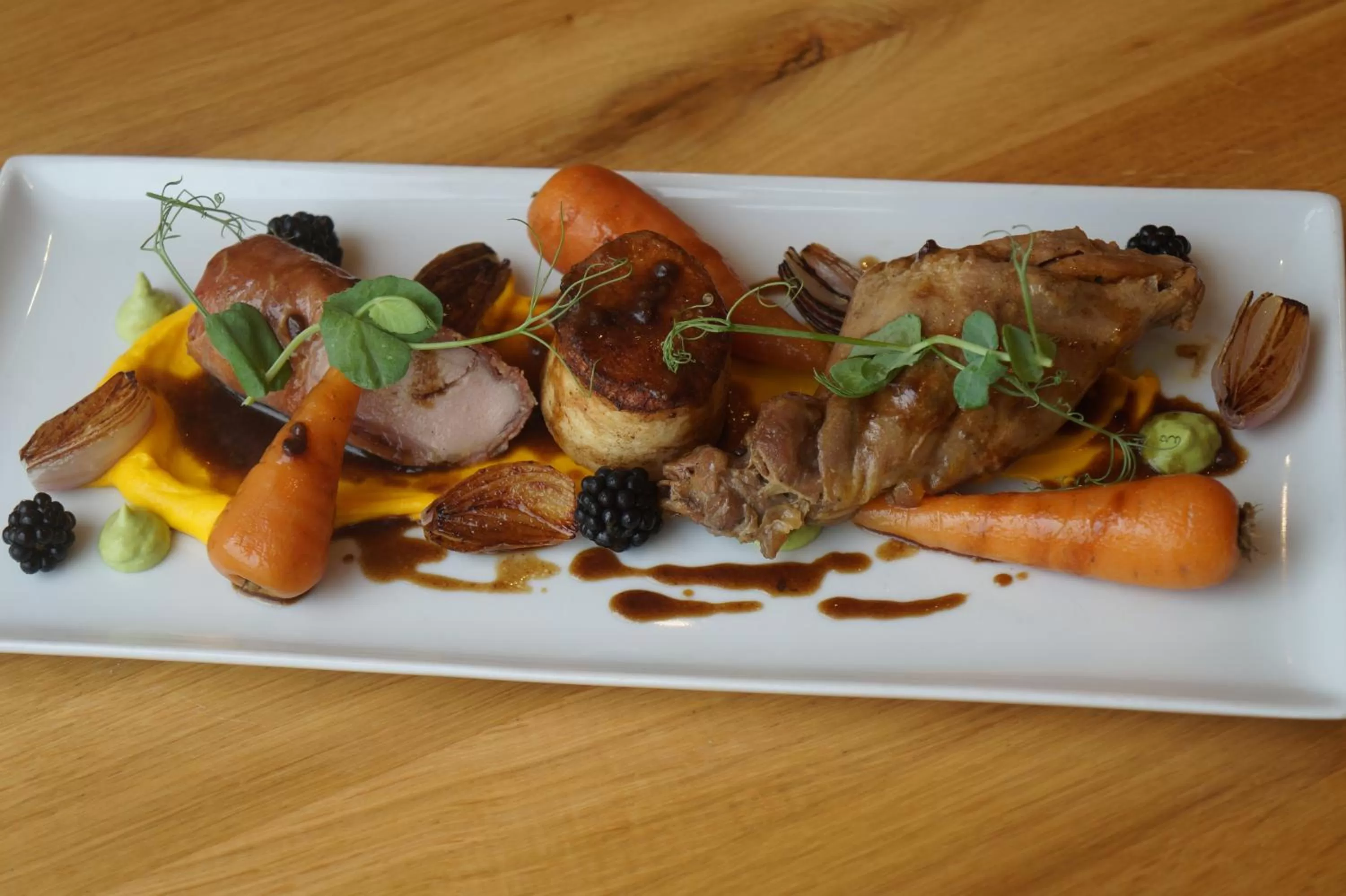 Food close-up in The Poltimore Inn