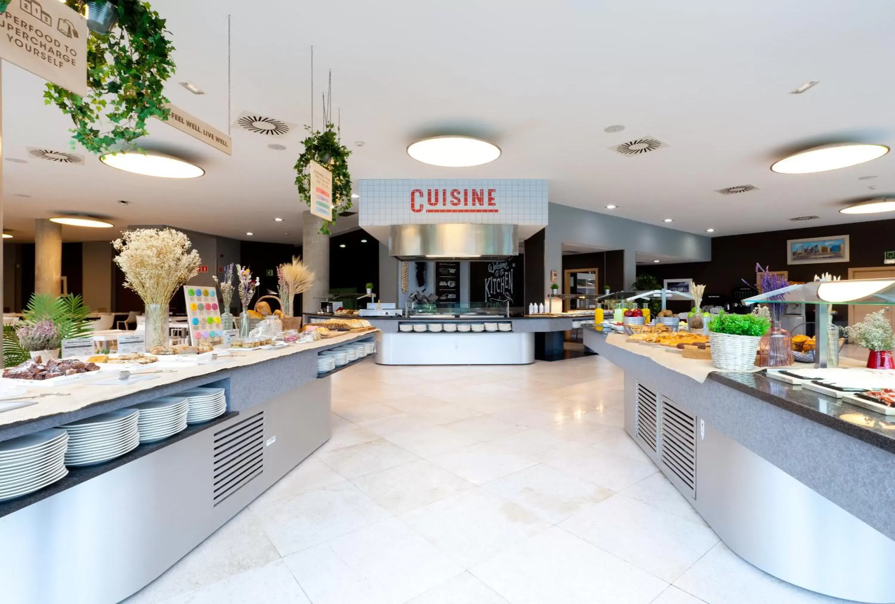 Buffet breakfast in Spirit Hotel Gran Bilbao Buffet breakfast in Spirit Hotel Gran Bilbao